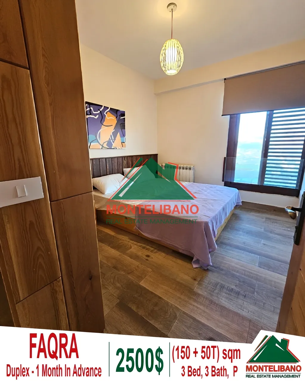 Duplex for rent in Faqra, Lebanon