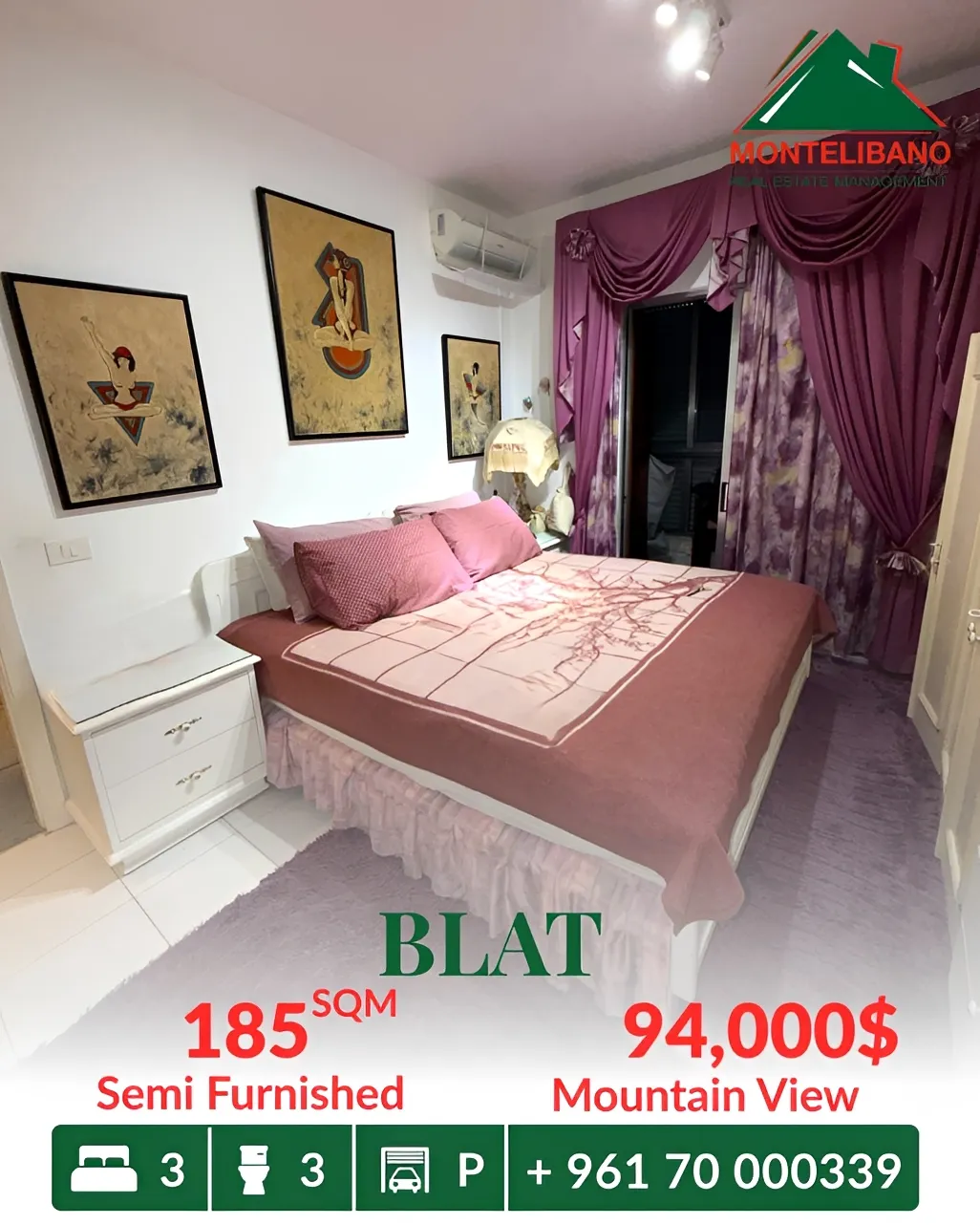 Apartment for sale in Blat