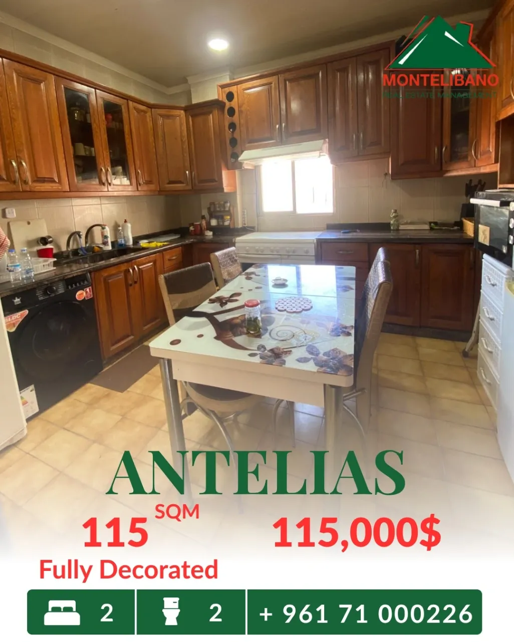 Apartment for sale in Antelias, Lebanon