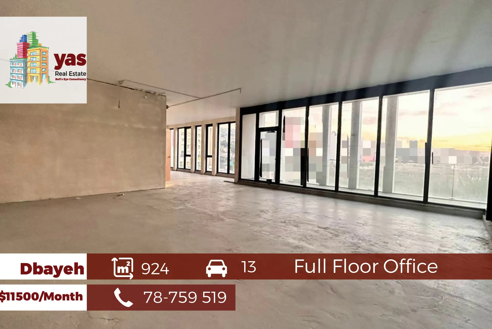 Office for rent in Dbayeh