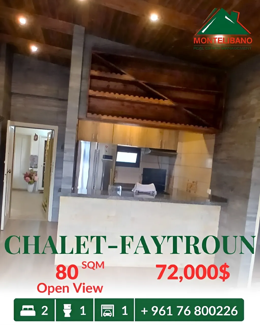 Apartment for sale in Faitroun, Lebanon