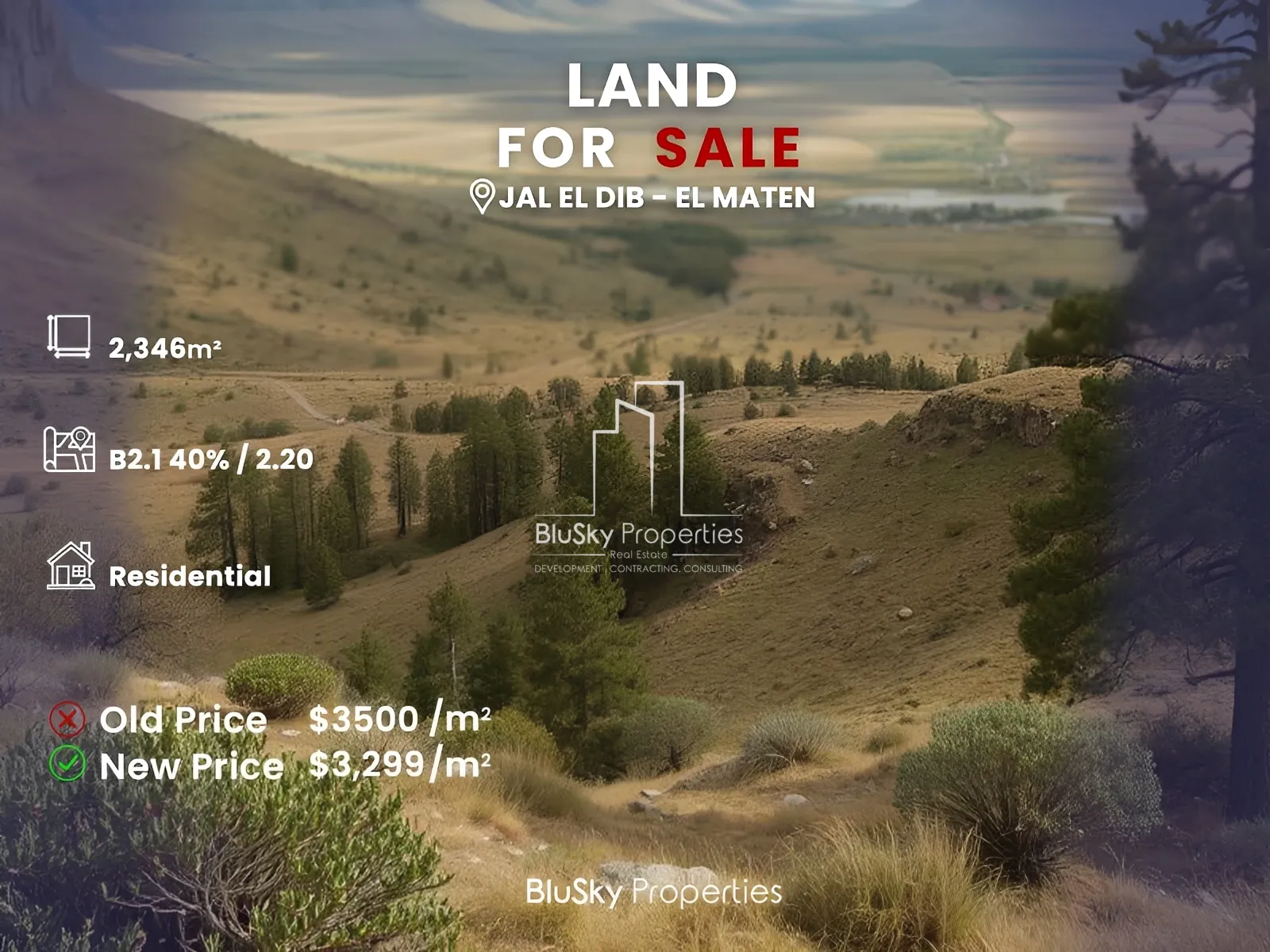 Land for Sale in Jal El Dib