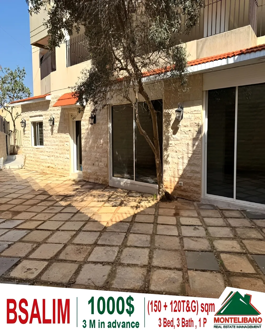Apartment for rent in Bsalim, Lebanon - 3 bed, 3 bath