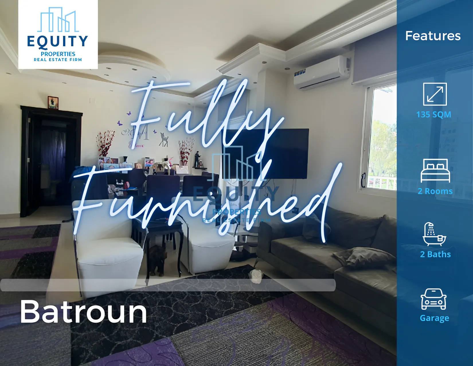Apartment for Rent in Batroun