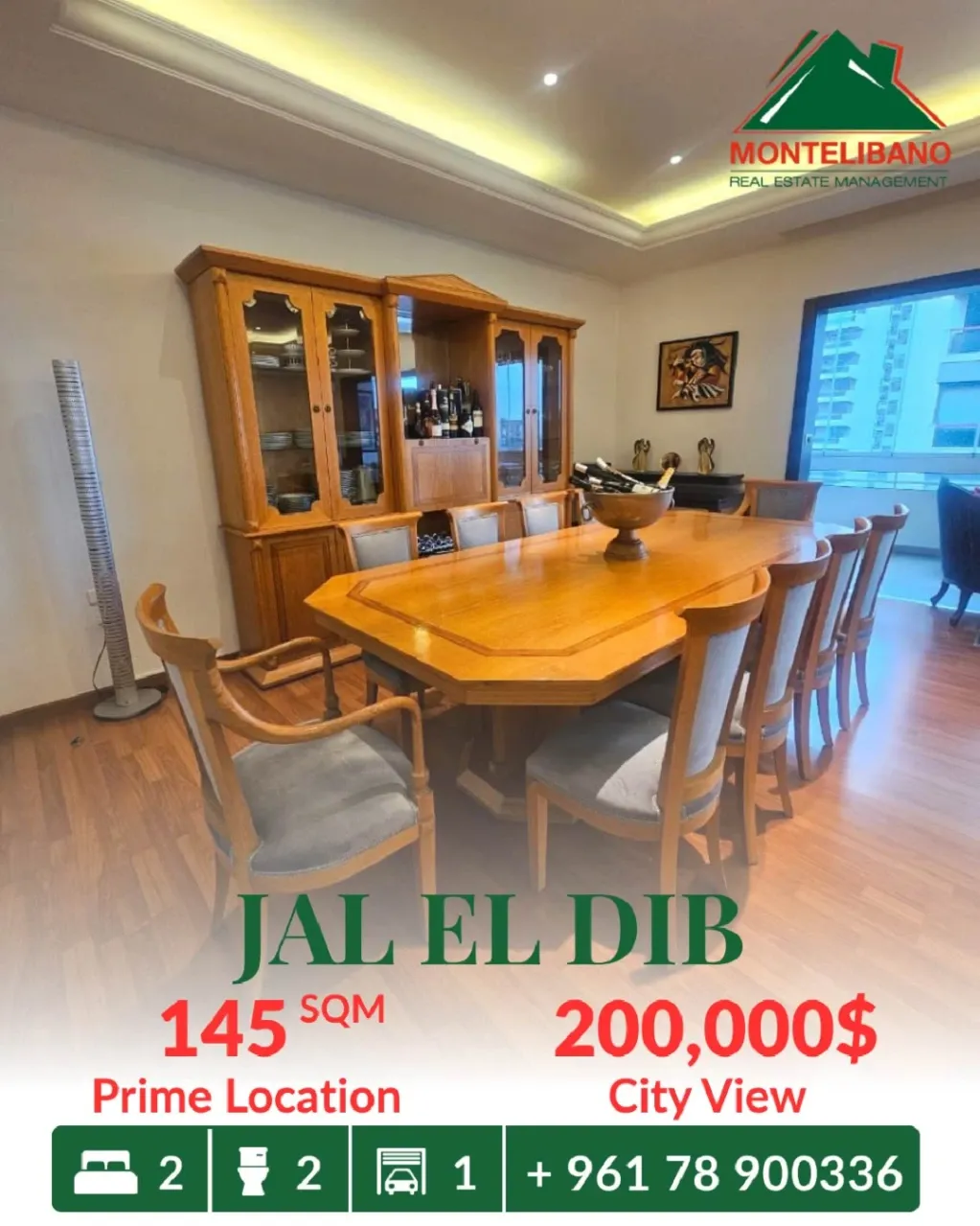 Apartment for sale in Jal El Dib, Lebanon