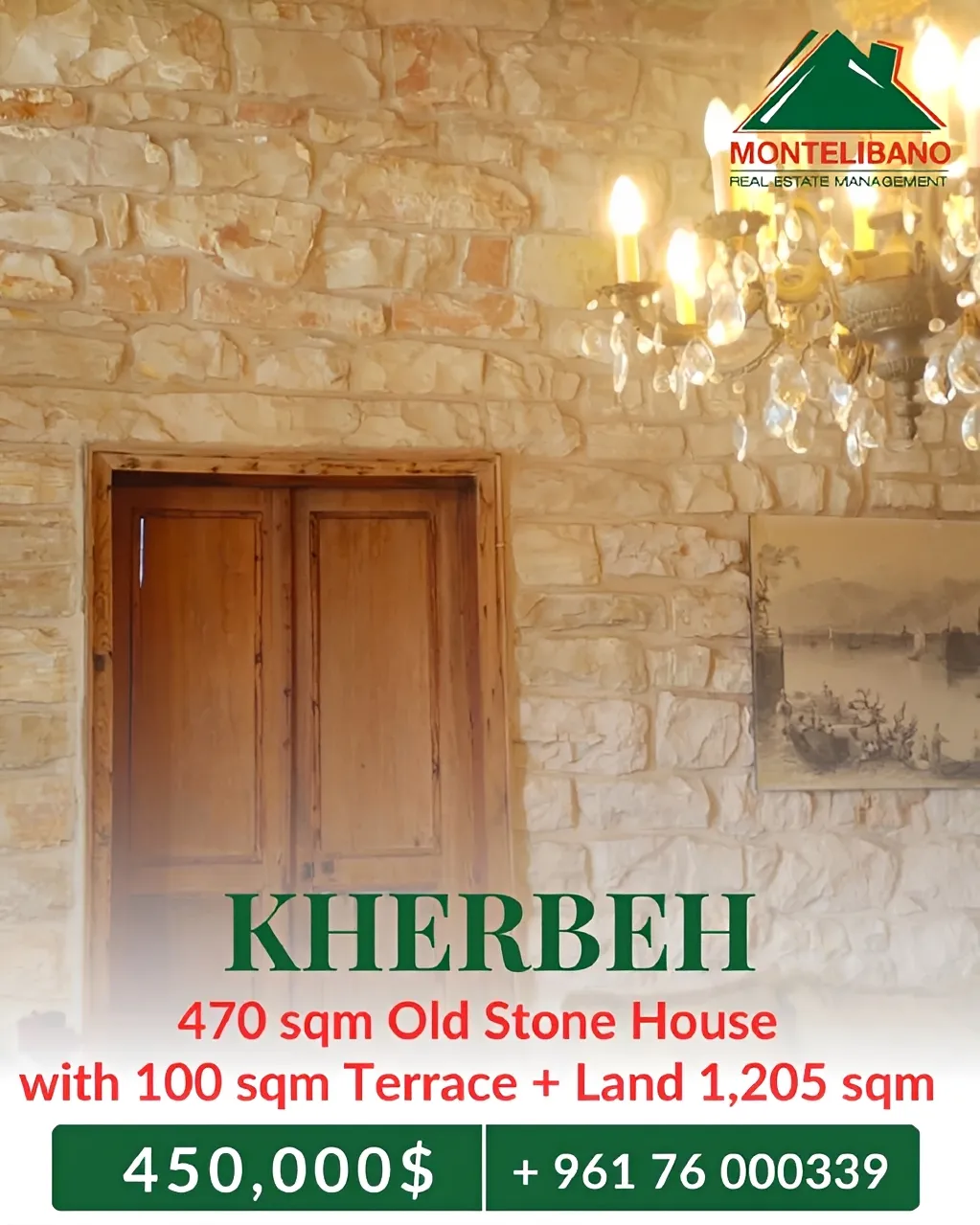House for sale in Kherbeh, Lebanon