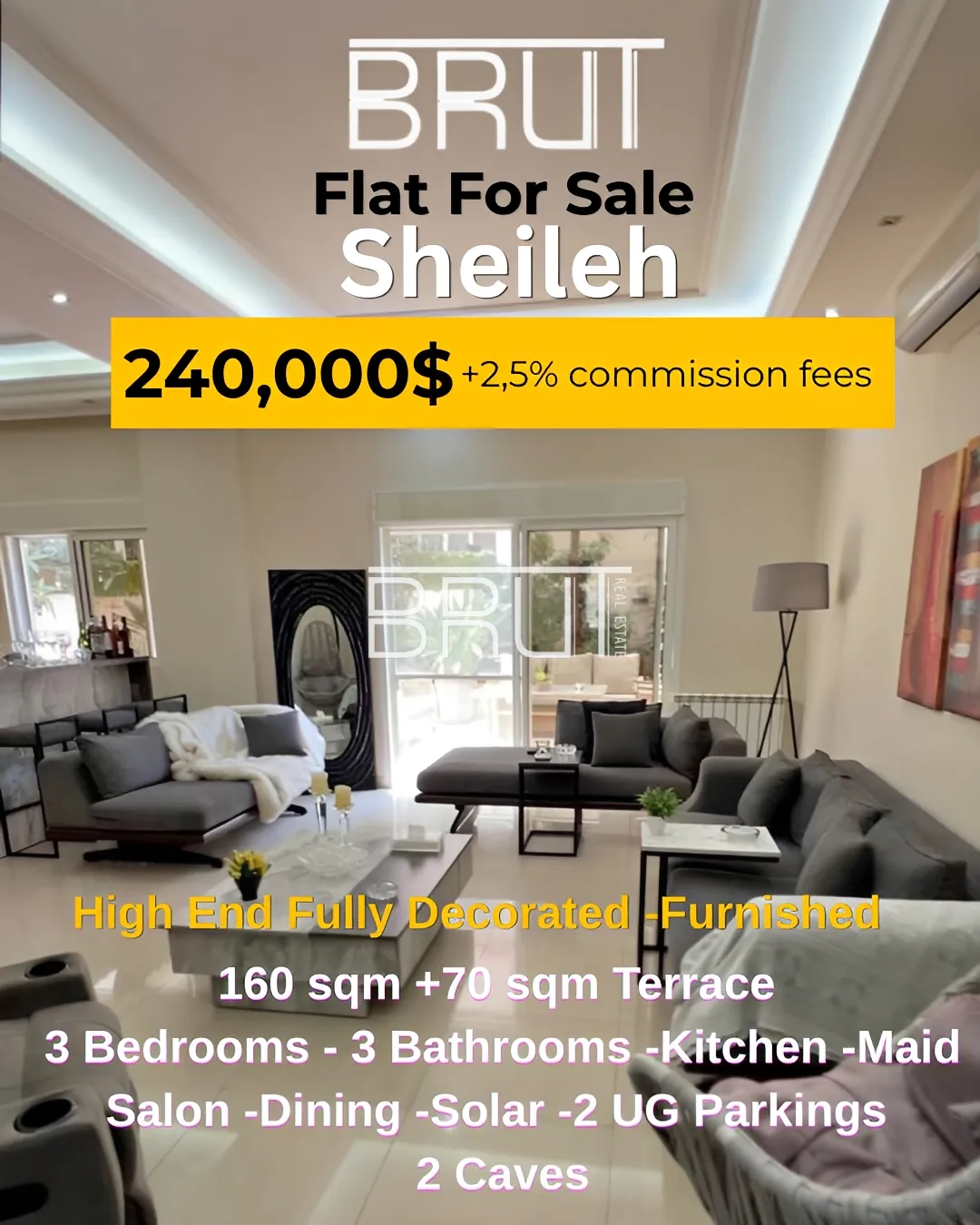 Apartment for sale in Sehayleh, lebanon