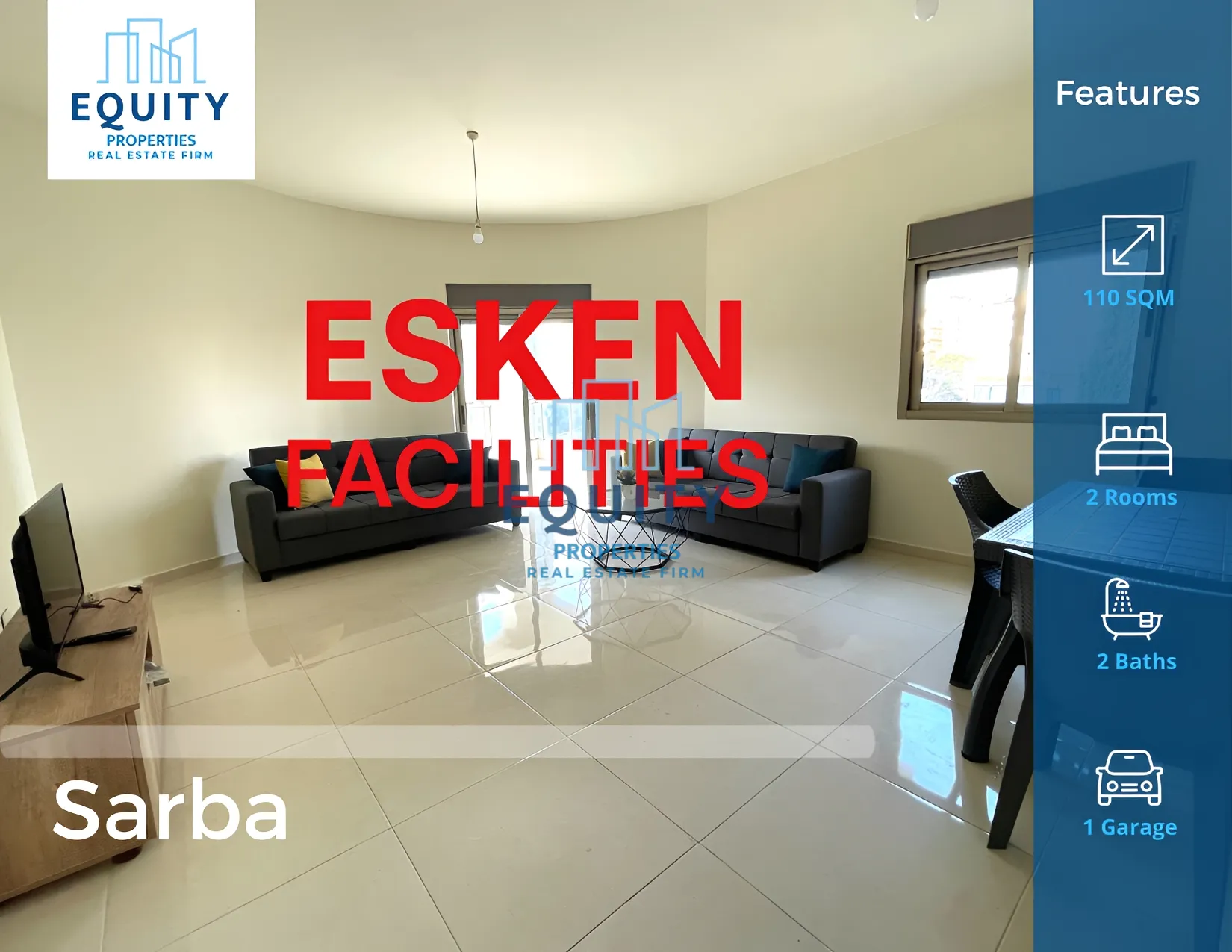 Apartment for Sale in Sarba - 2 bed, 2 bath
