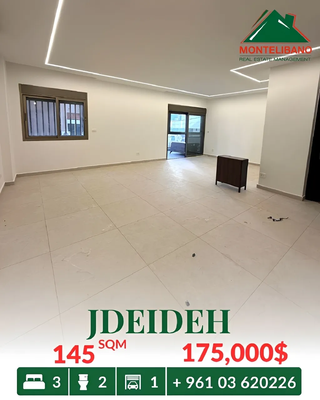 Apartment for sale in Jdeideh