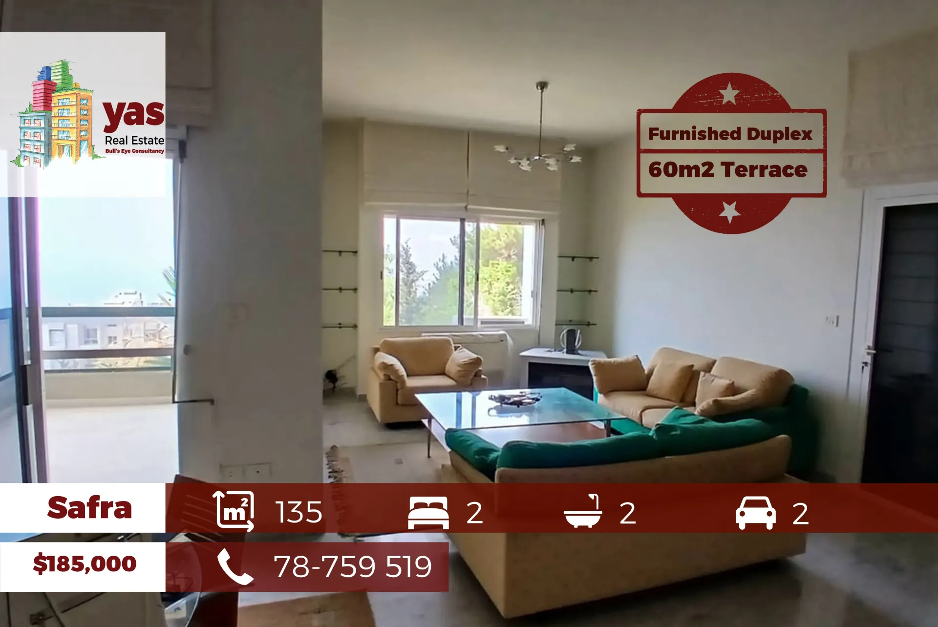 Apartment for Sale in Safra - 2 bed, 2 bath