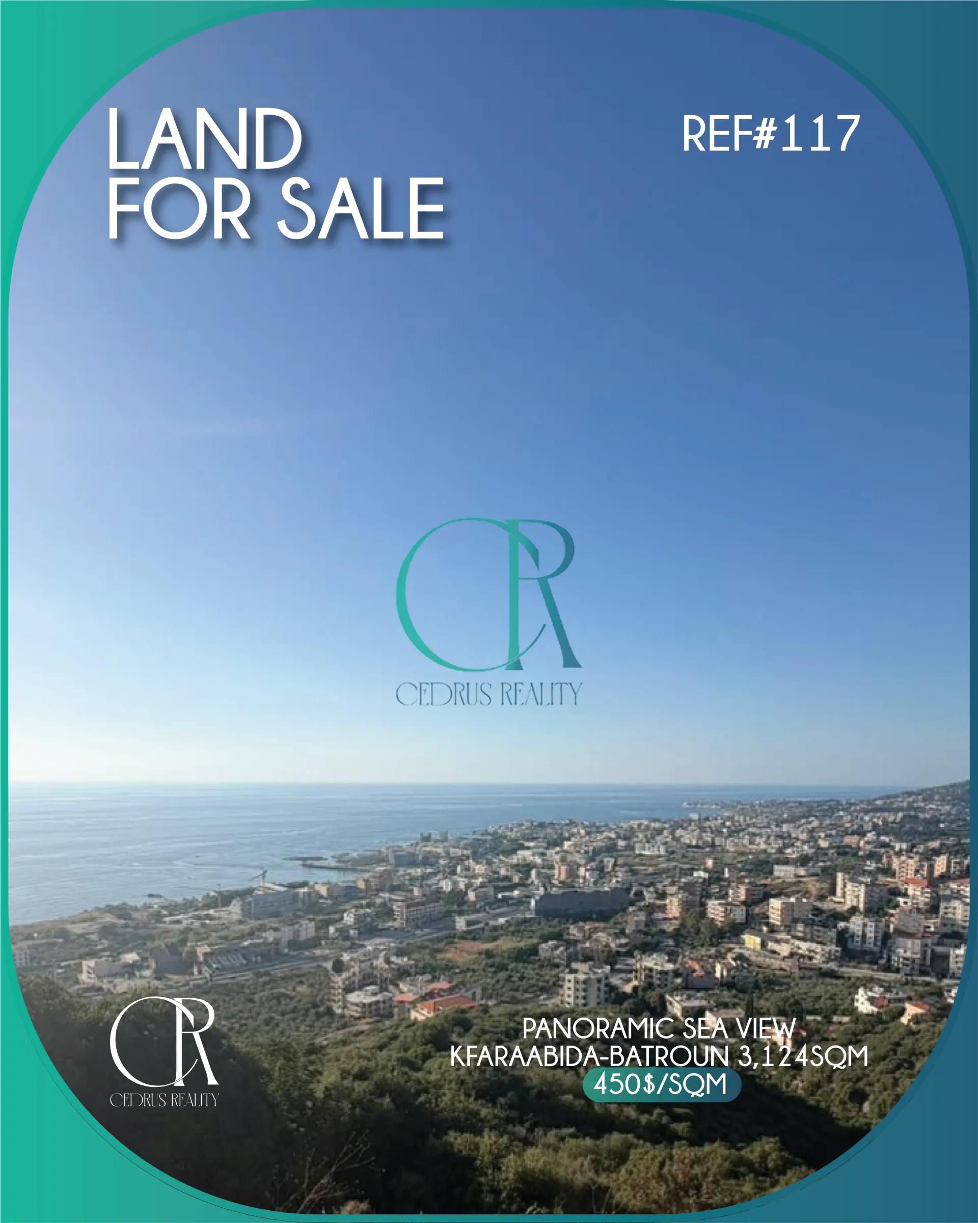 Residential Land for sale in Batroun