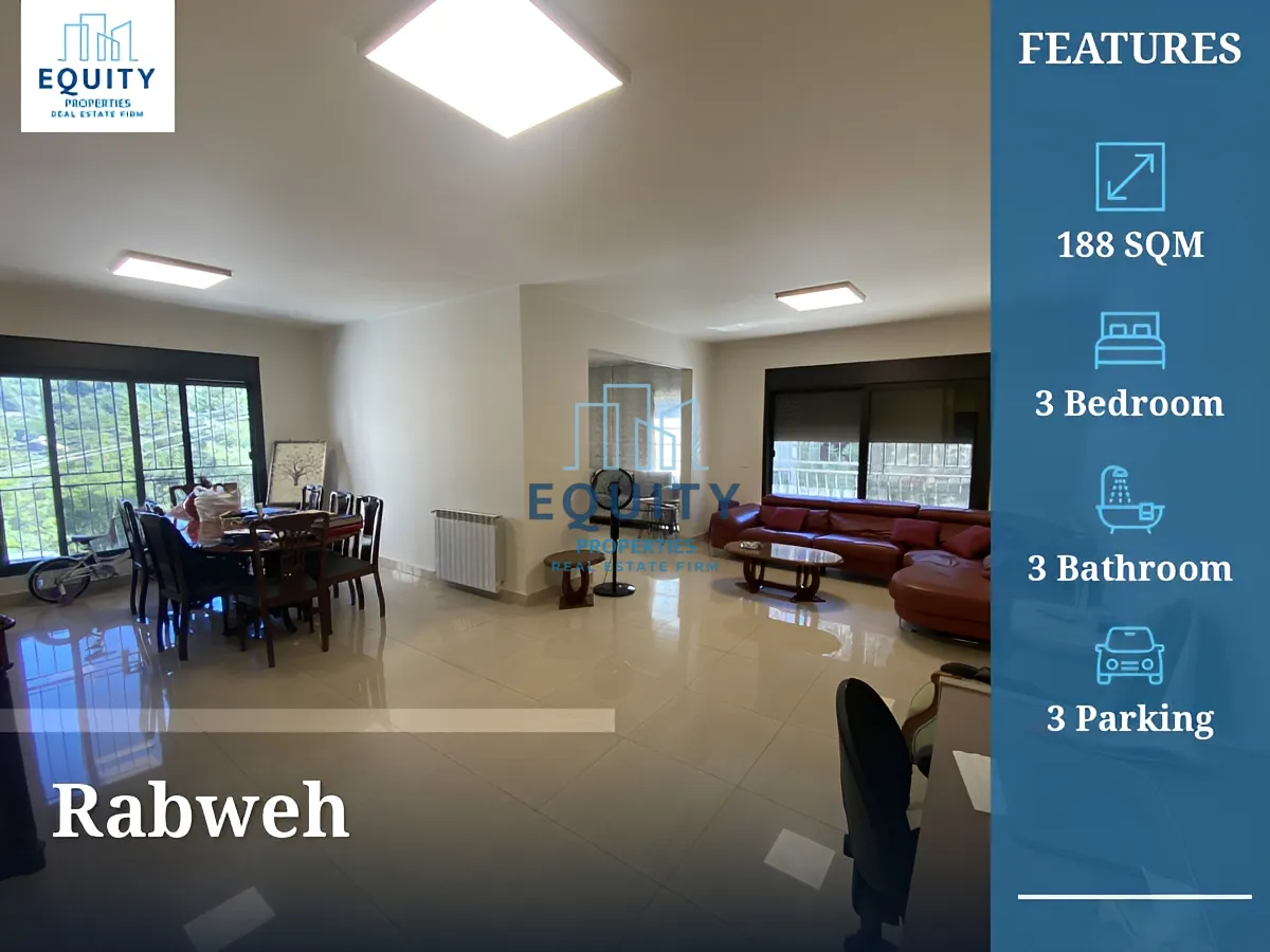 Apartment for sale in Rabweh - 3 bed, 3 bath