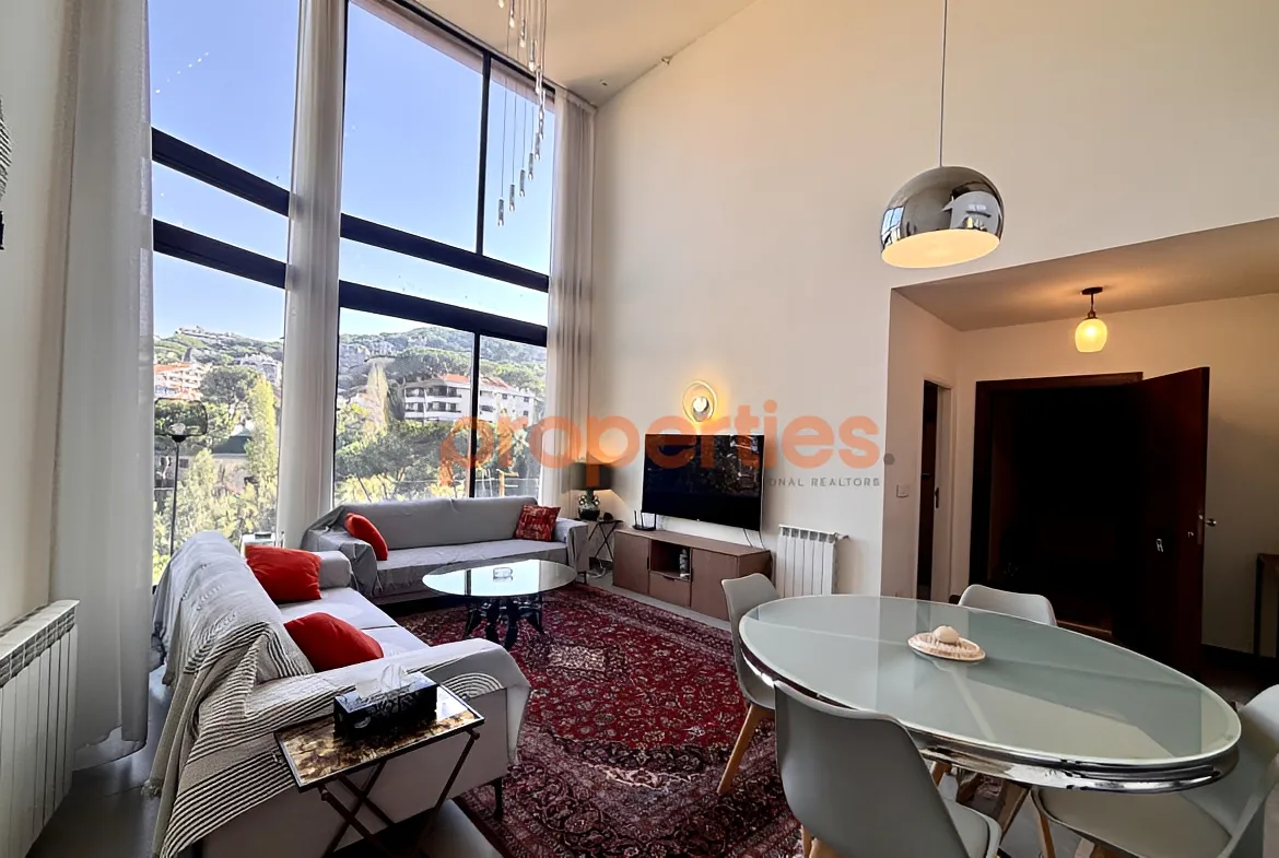 Duplex for rent in Broummana, Lebanon - 3 bed, 3 bath