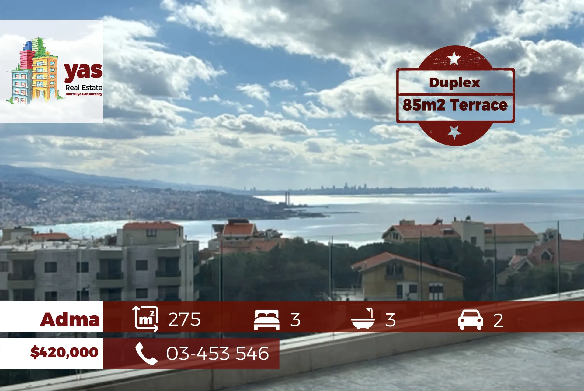Apartment for Sale in Adma - 3 bed, 3 bath