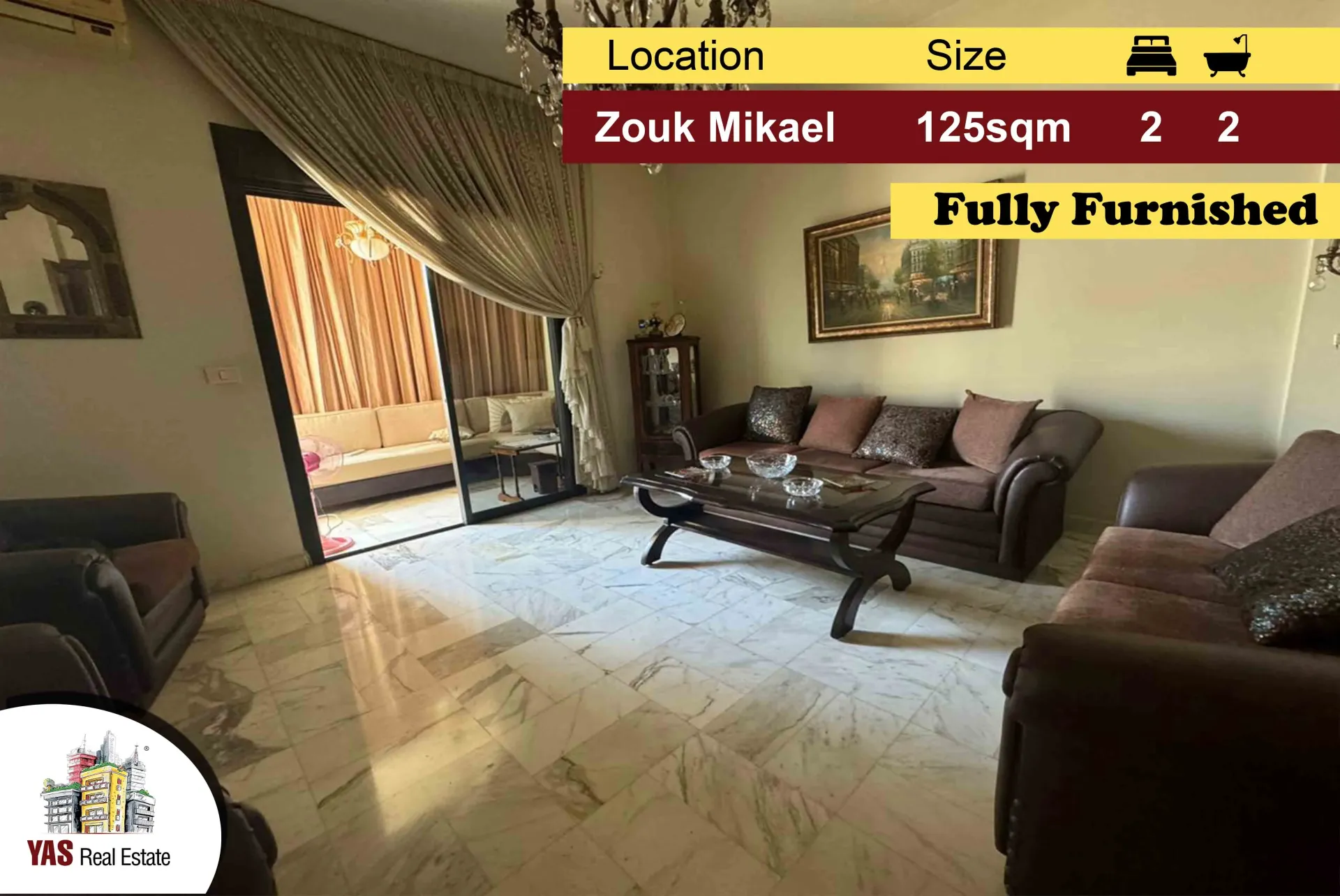 Apartment for Sale in Zouk Mikael