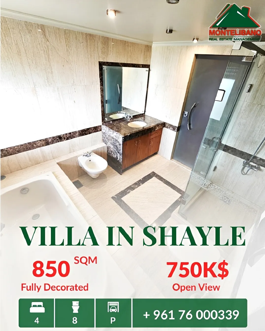 Villa for sale in Sehayleh, Lebanon