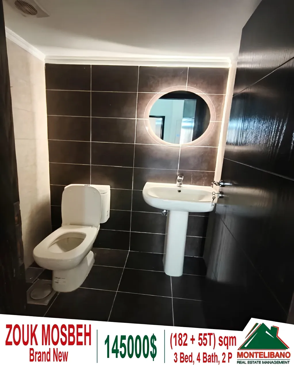 Apartment for Sale in Zouk Mosbeh, Lebanon