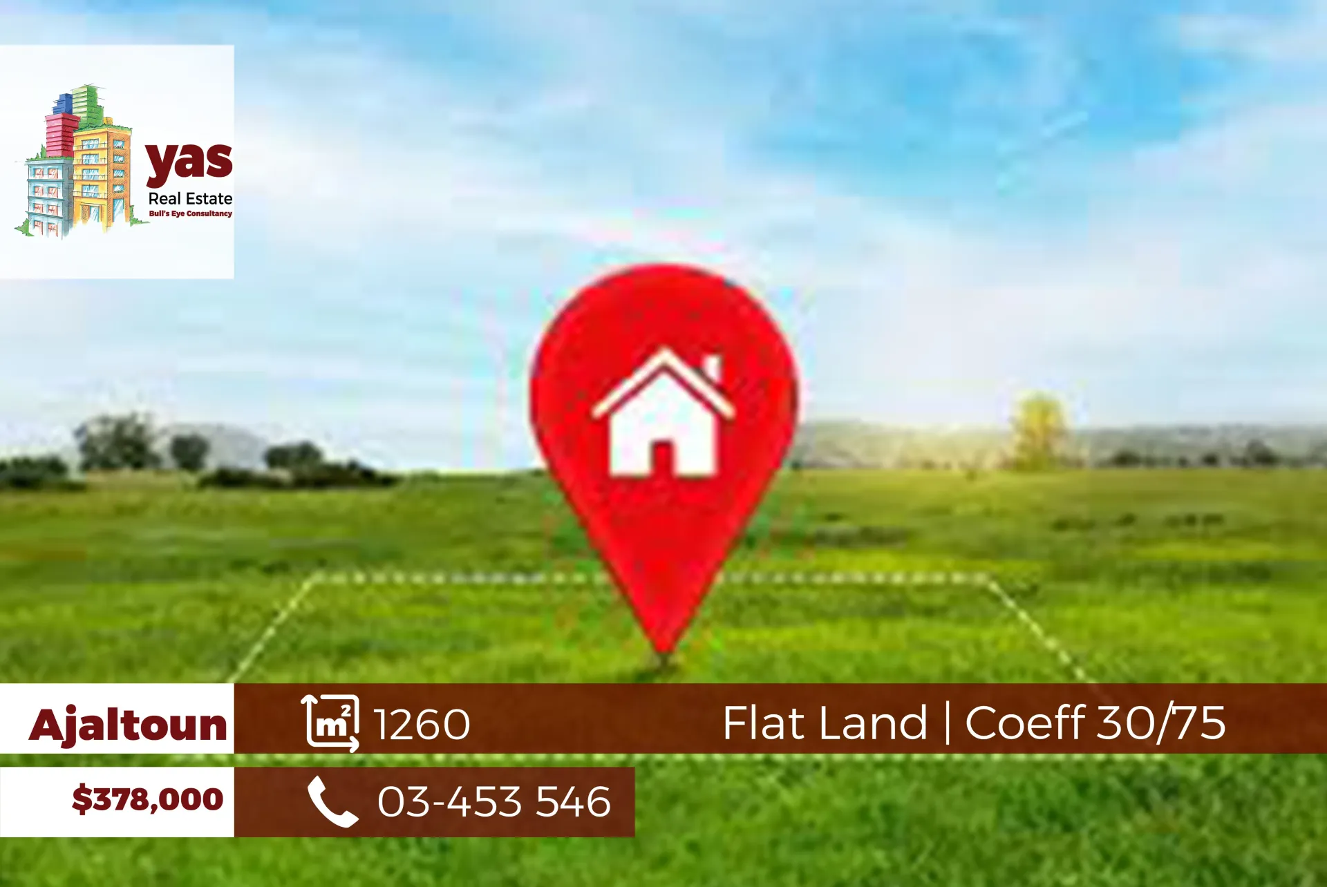 Land for Sale in Ajaltoun