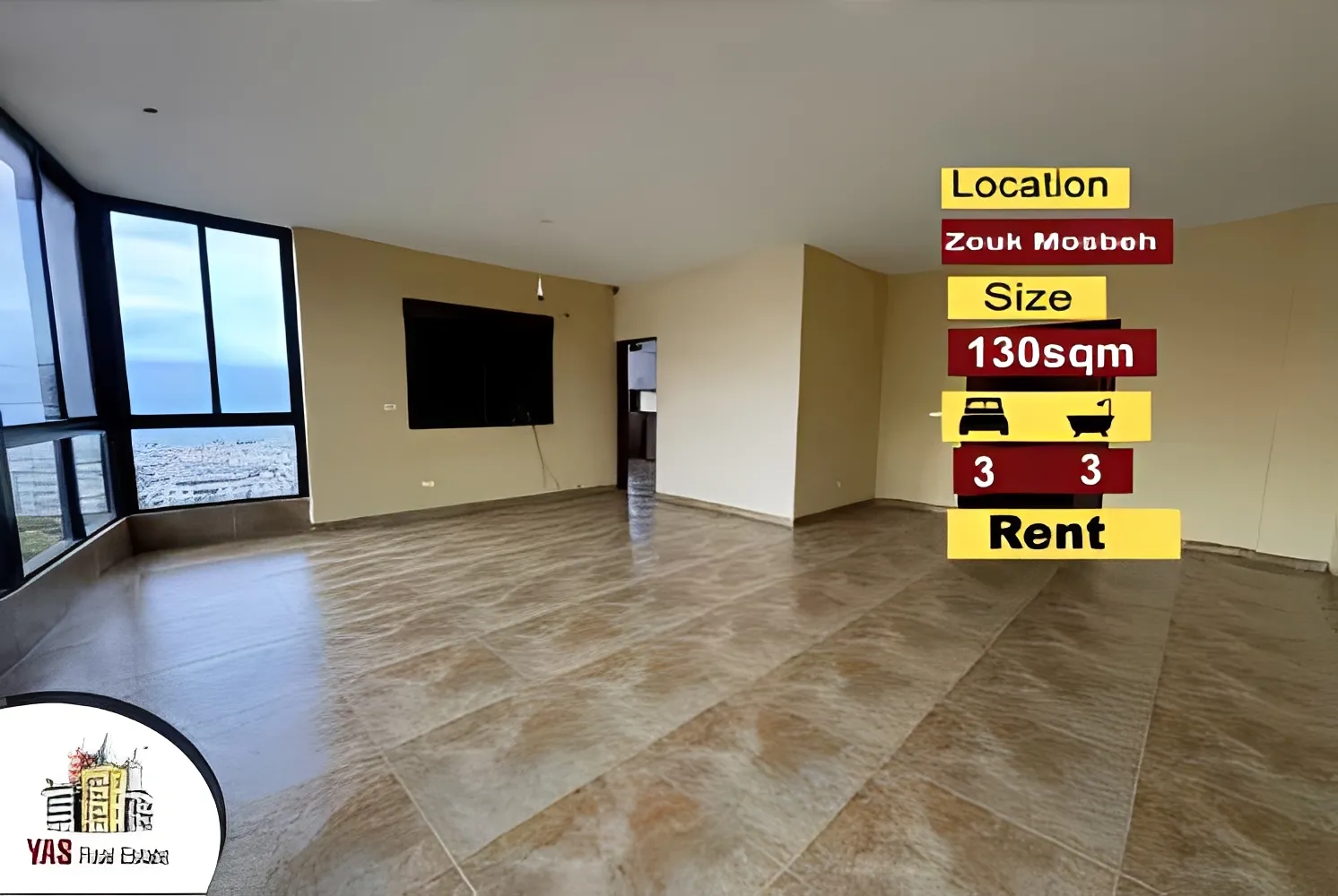 Apartment for Rent in Zouk Mosbeh