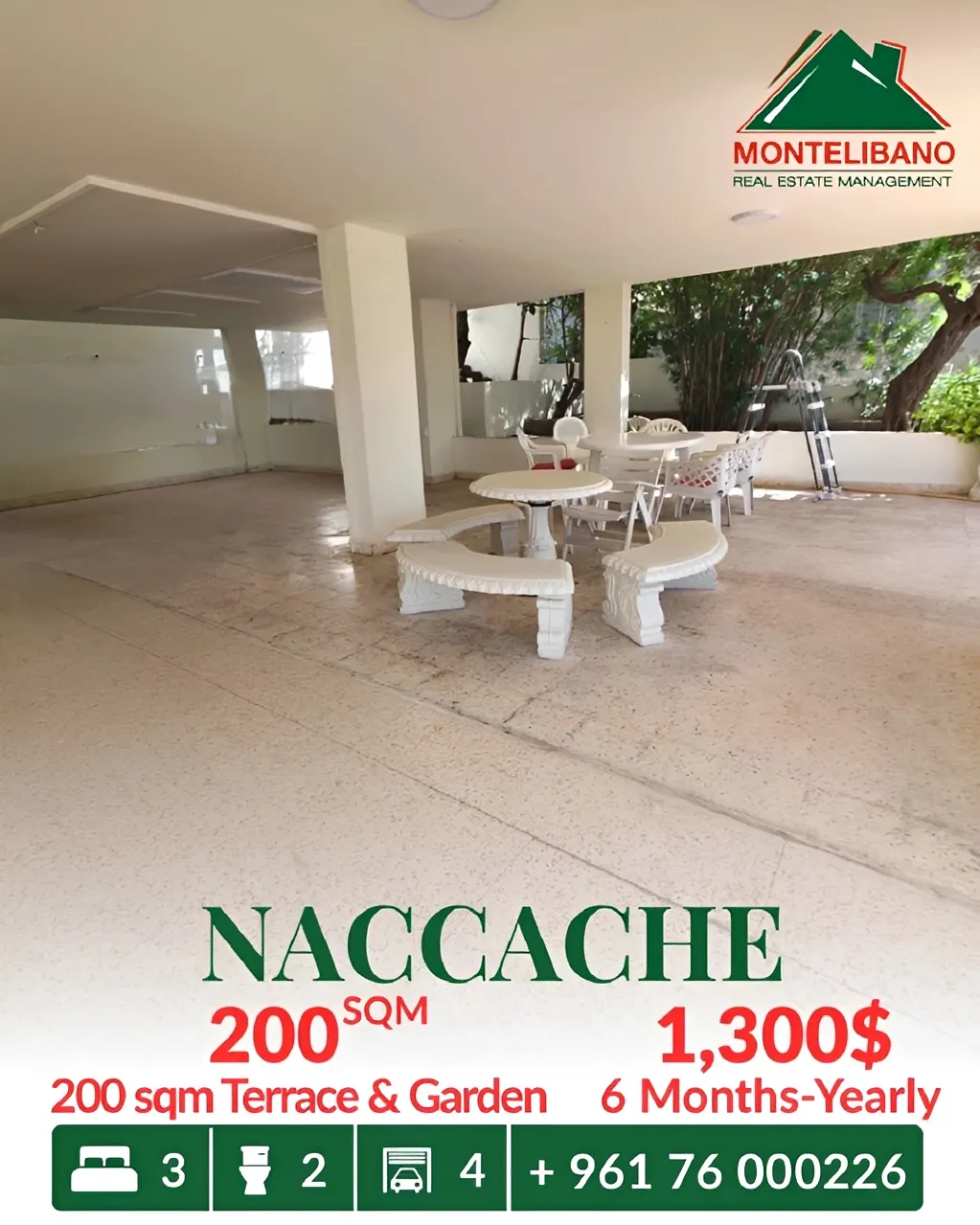 House for rent in Naccache