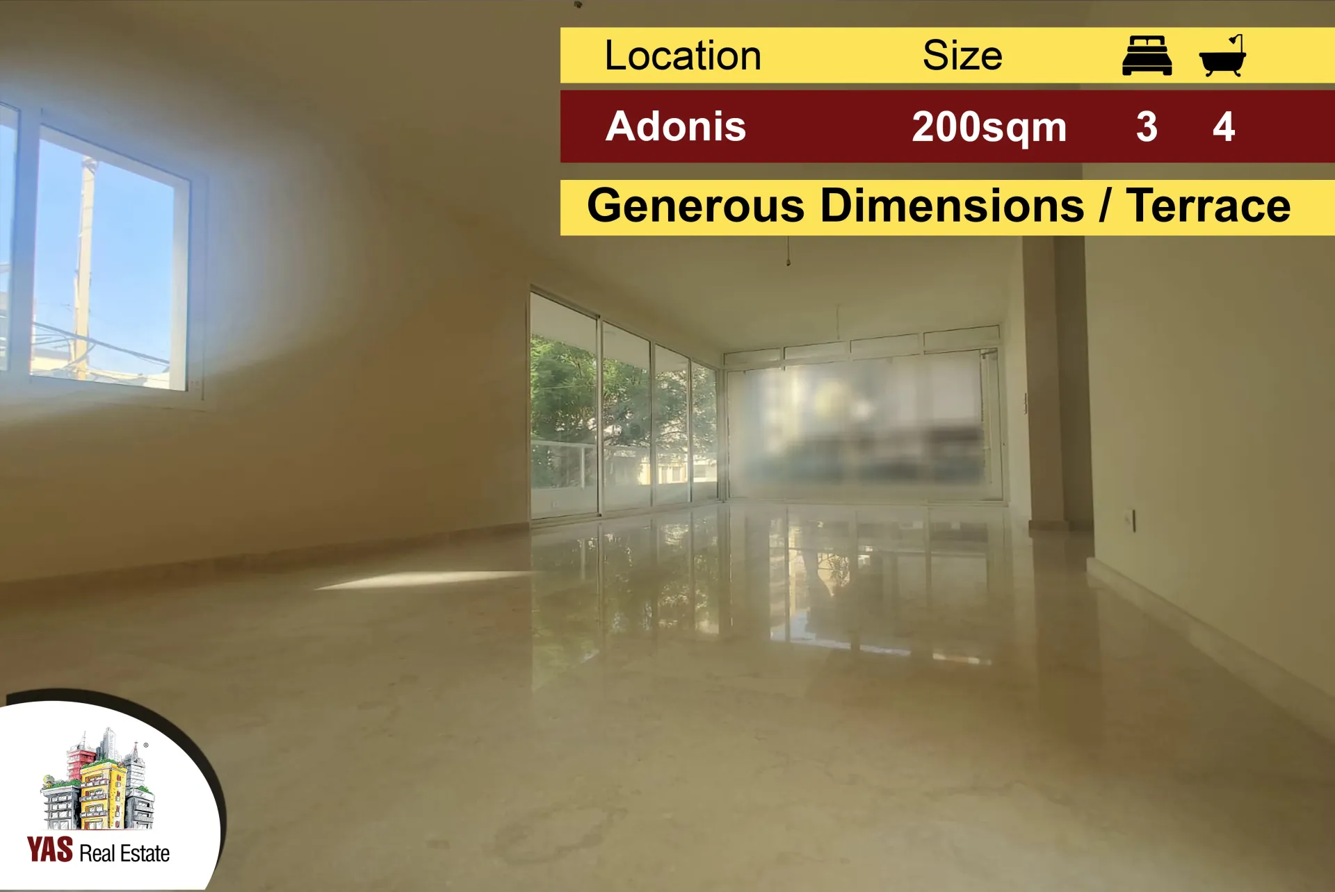 Apartment for Sale in Adonis - 3 bed, 4 bath