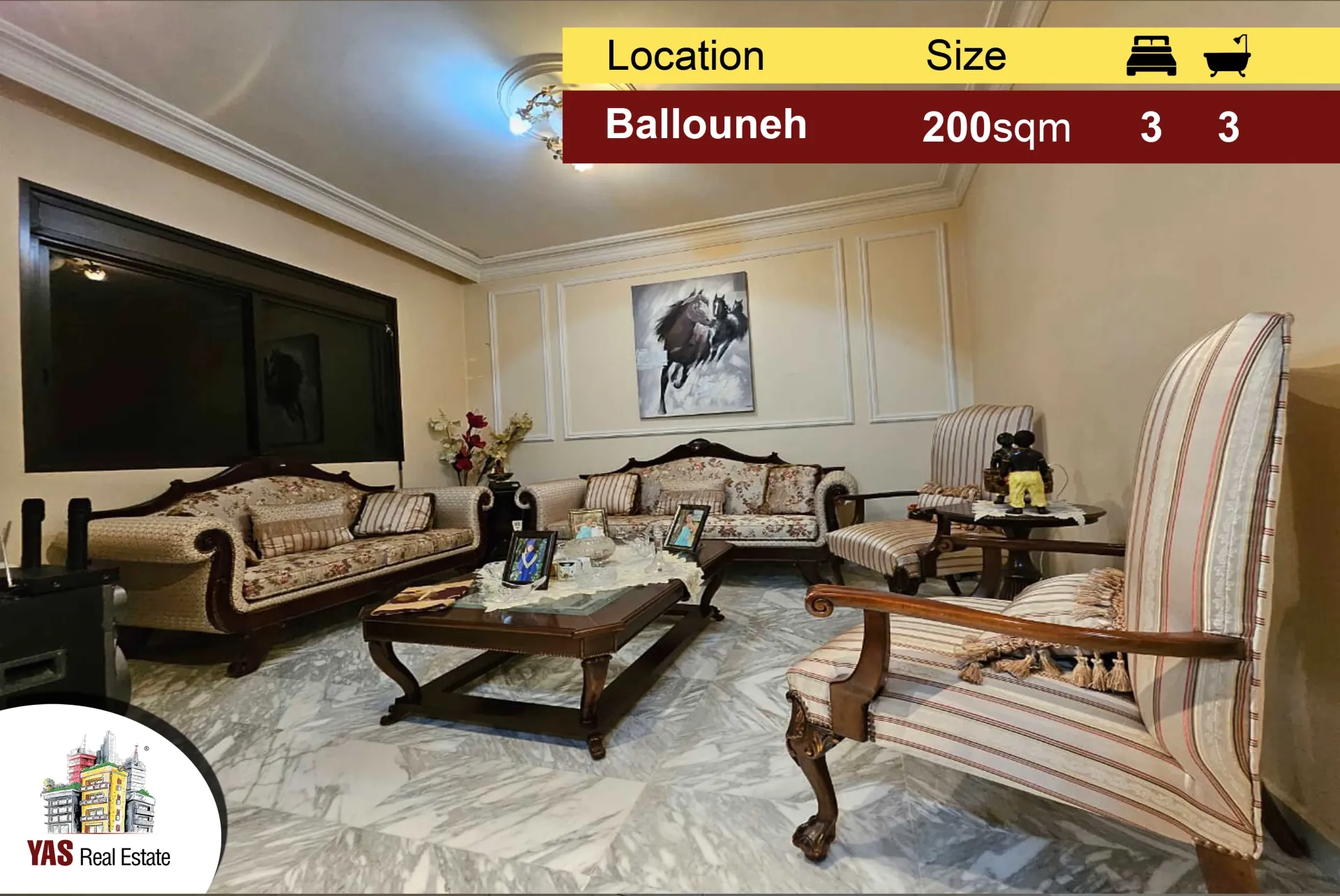 Apartment for Sale in Ballouneh