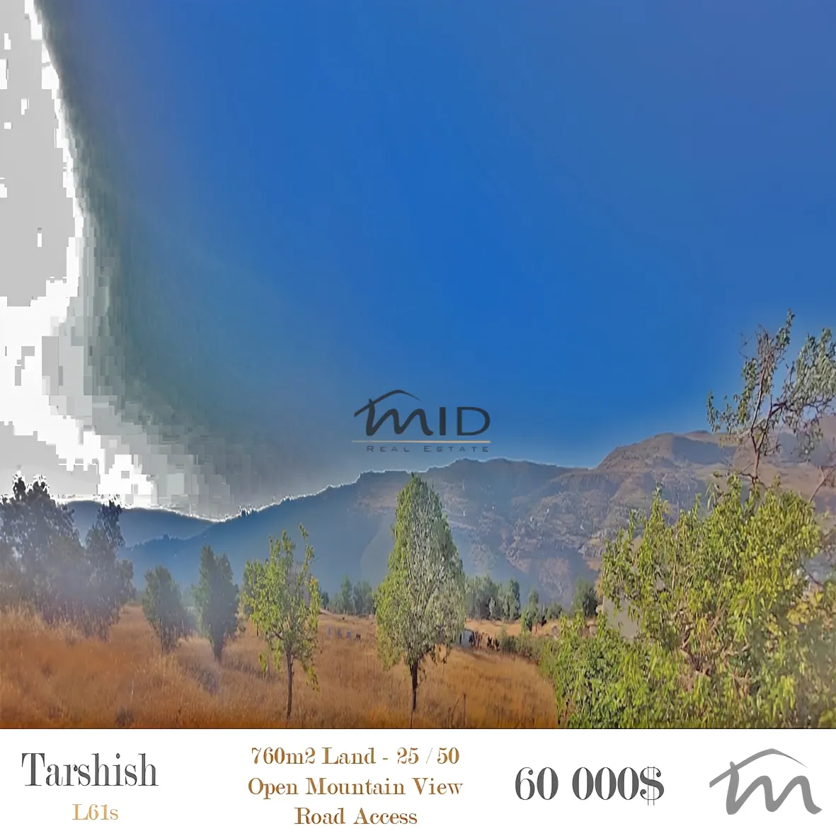 Land for sale in Tarchich, lebanon