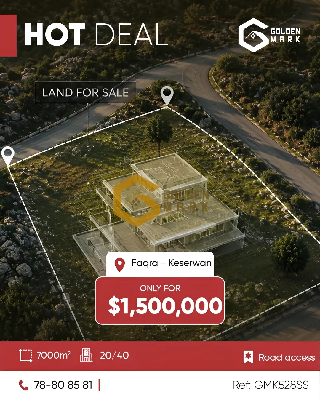Land for Sale in Faqra