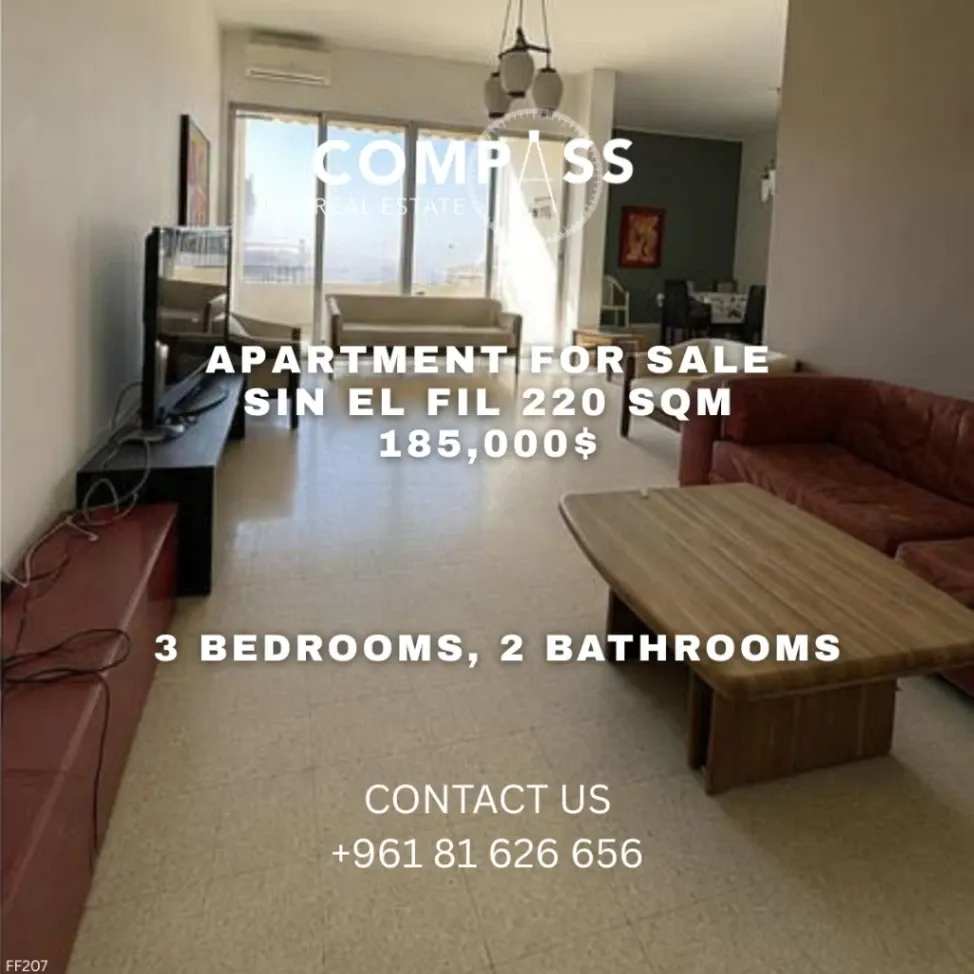 Apartment for sale in Sin El Fil, Lebanon