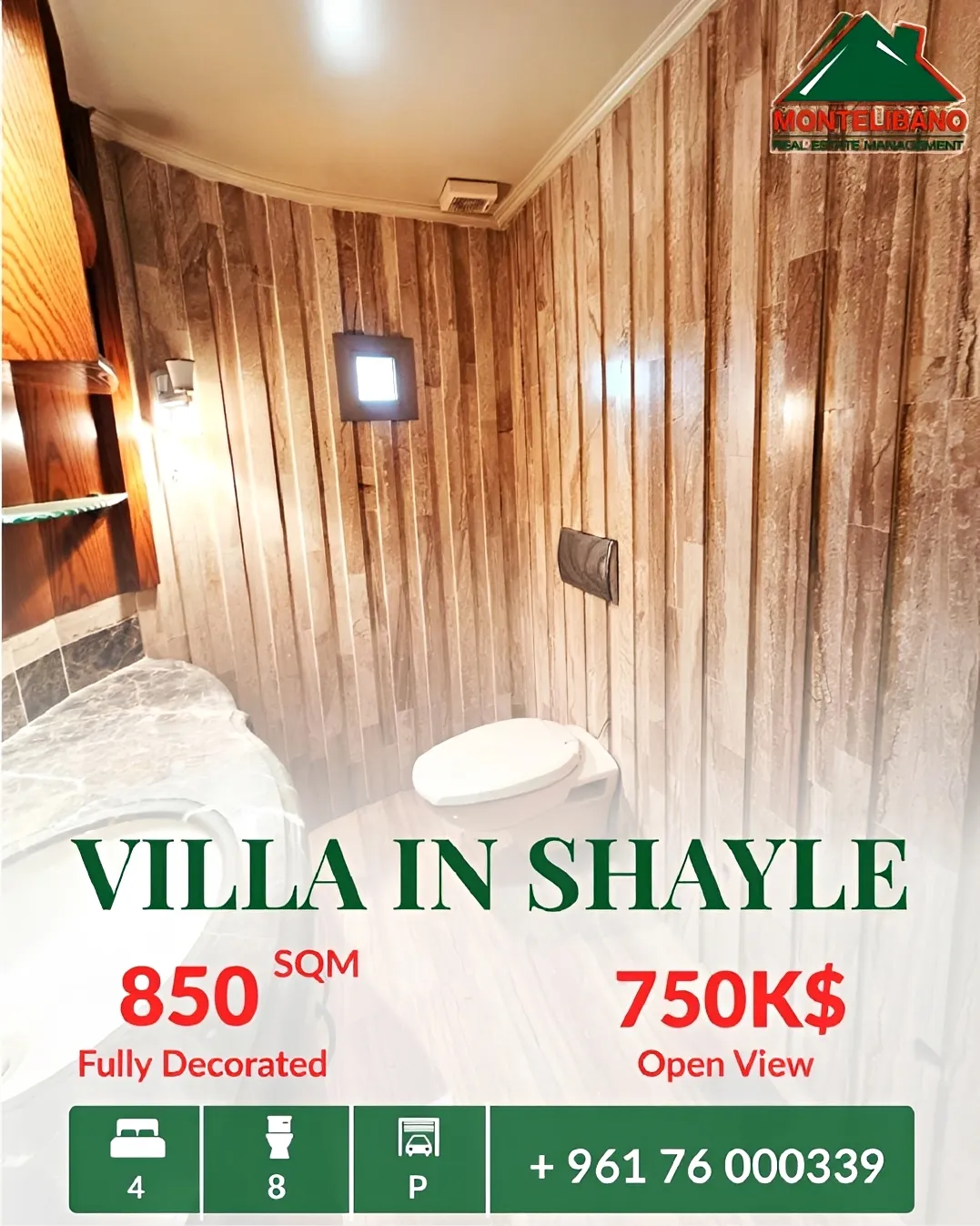 Villa for sale in Sehayleh, Lebanon