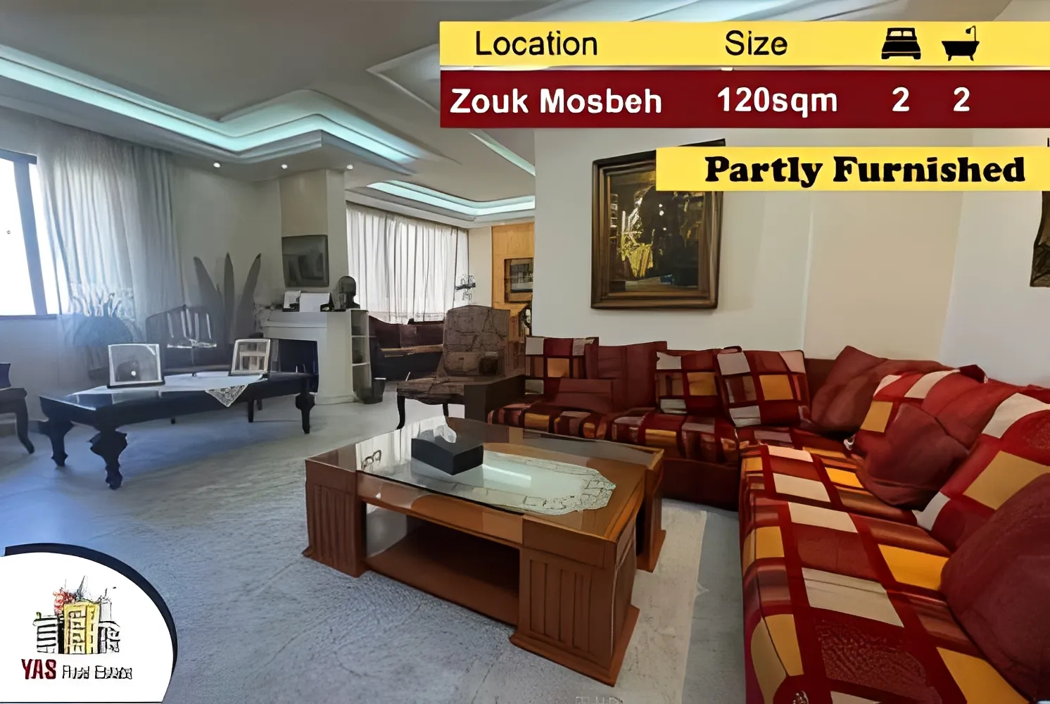 Apartment for Sale in Zouk Mosbeh - 2 bed, 2 bath