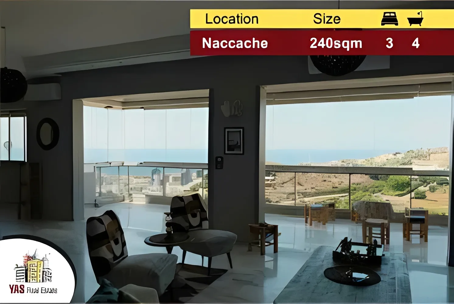 Apartment for Sale in Naqqach - 3 bed, 4 bath