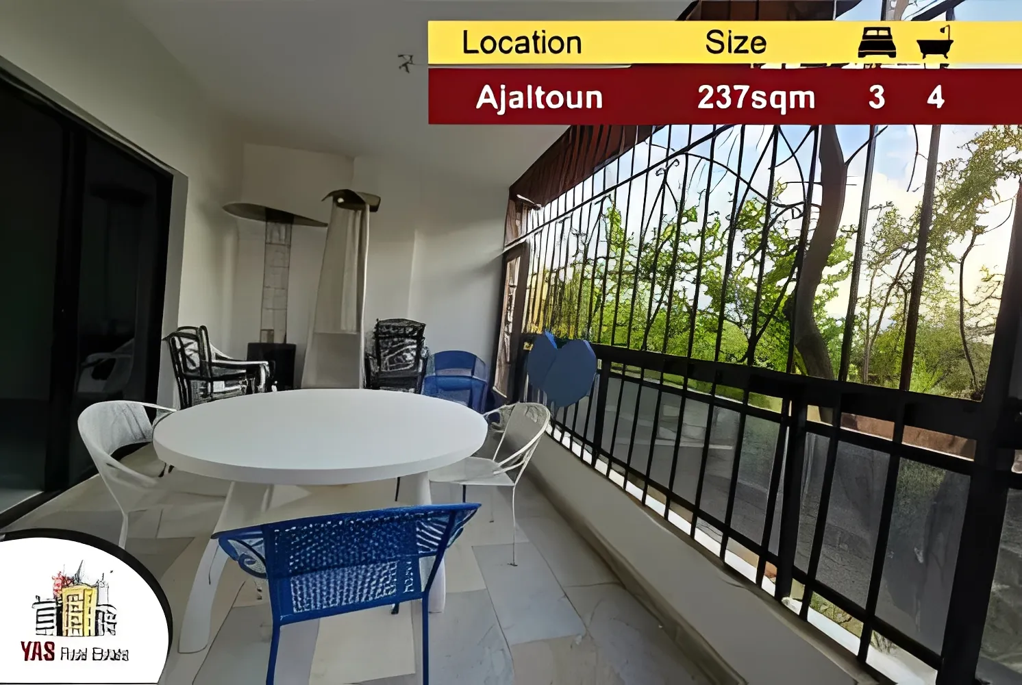 Apartment for Sale in Ajaltoun