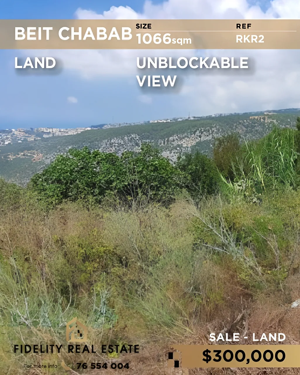 Residential Land for sale in Beit Chabeb, Lebanon