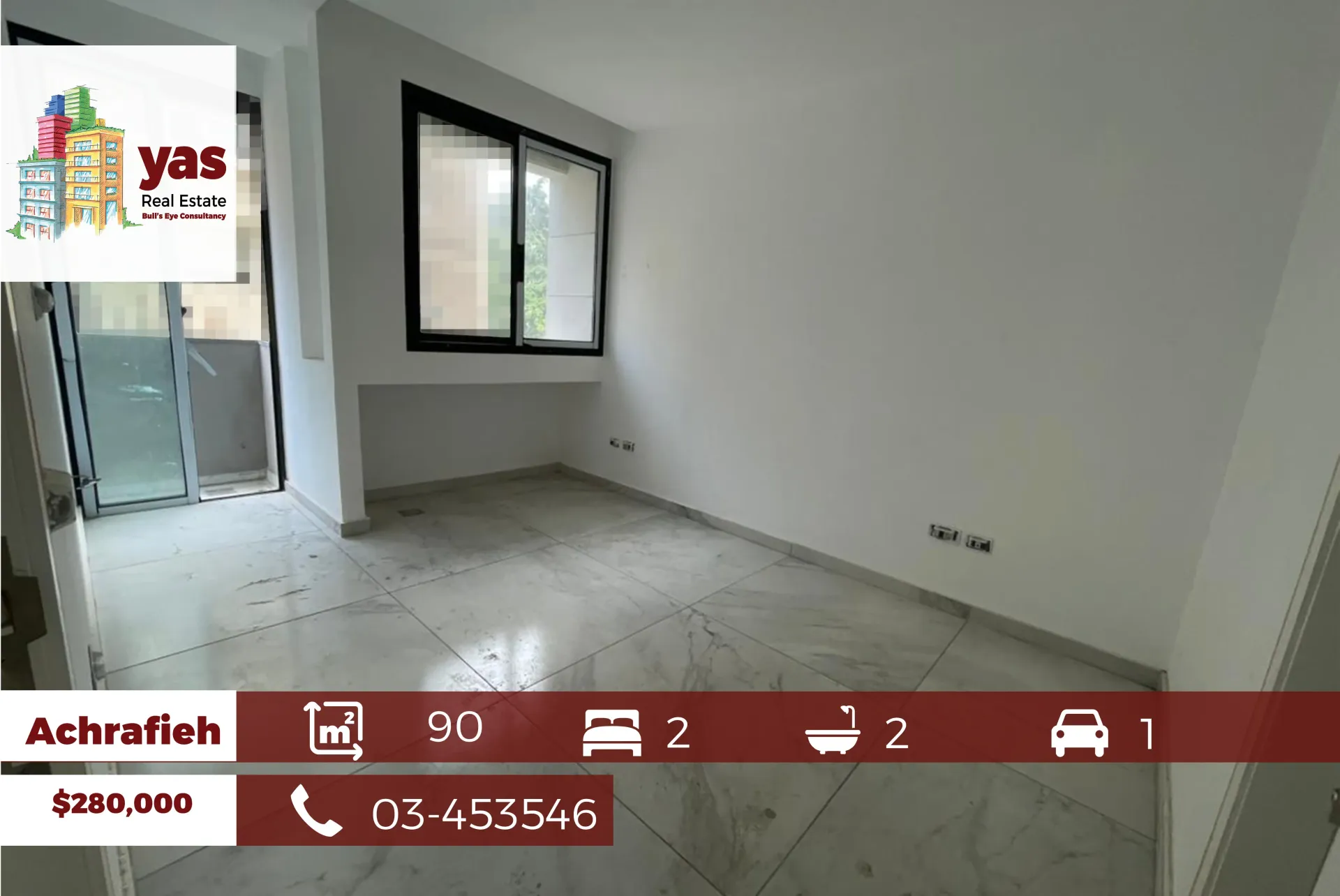 Apartment for Sale in Achrafieh - 2 bed, 2 bath