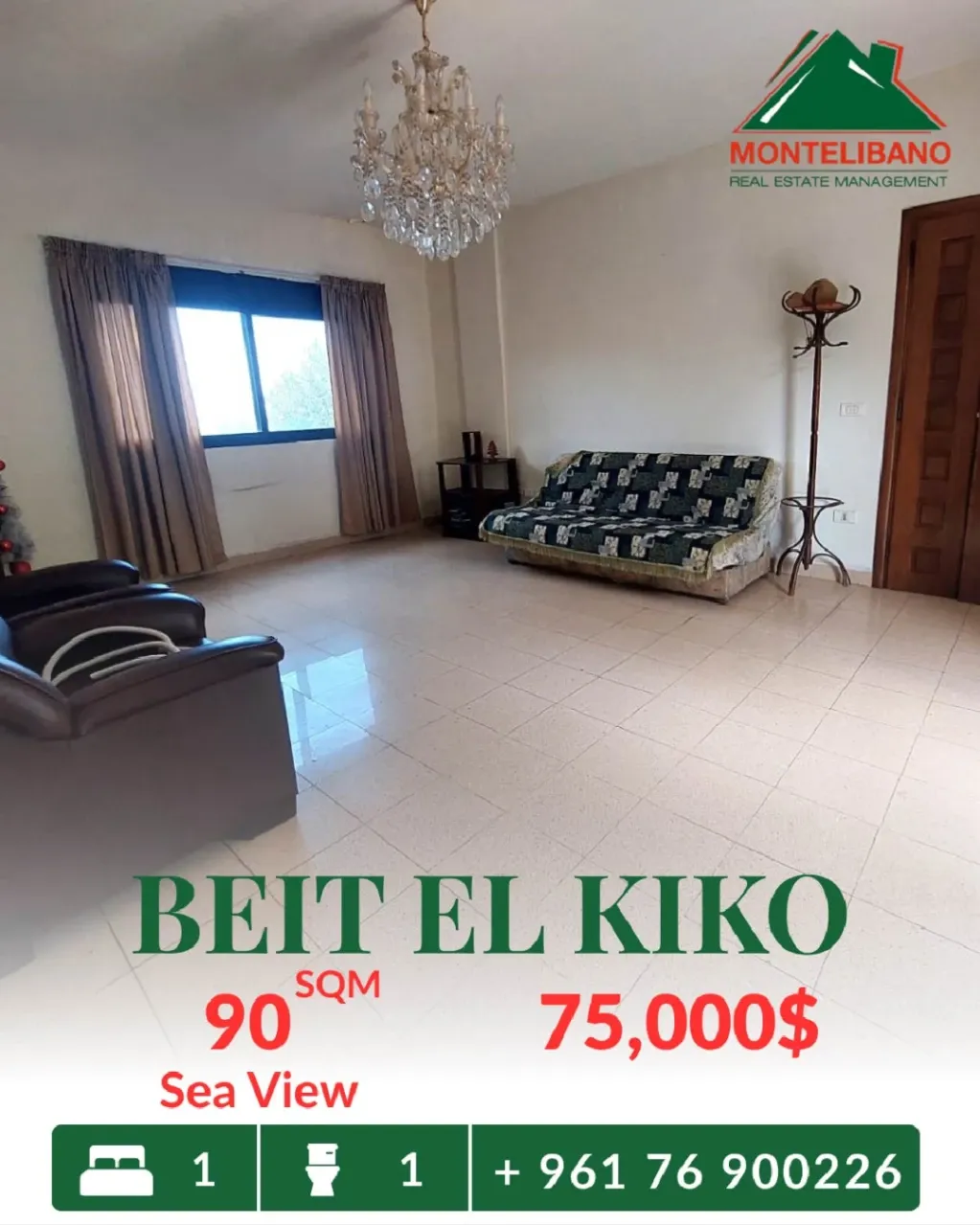 Apartment for sale in Beit El Kiko, Lebanon