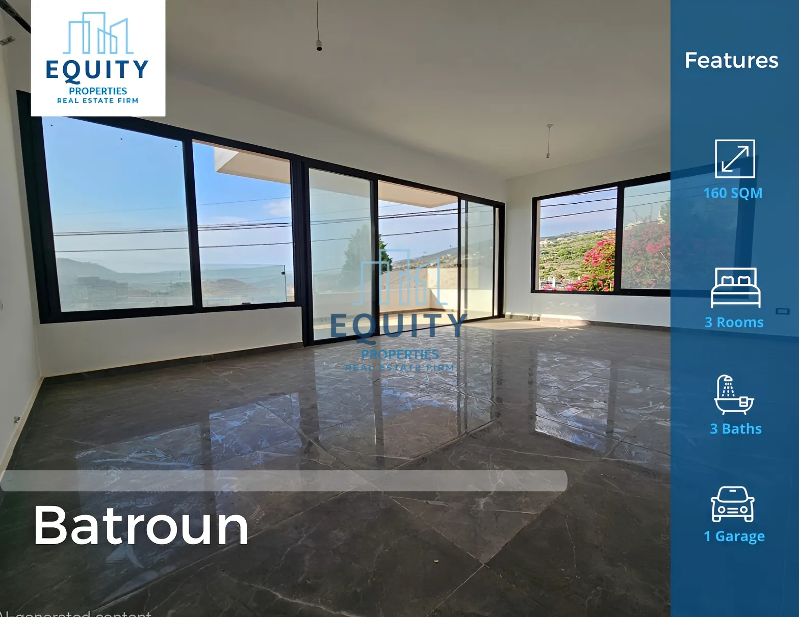 Apartment for sale in Batroun, Lebanon
