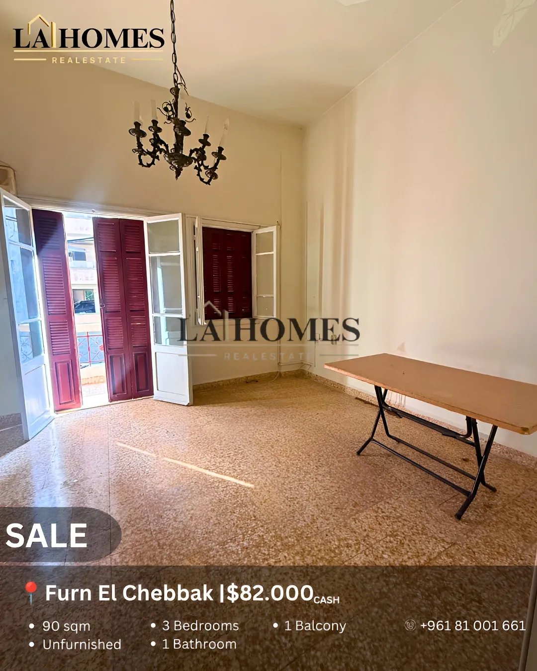 Apartment for sale in Furn El Chebak