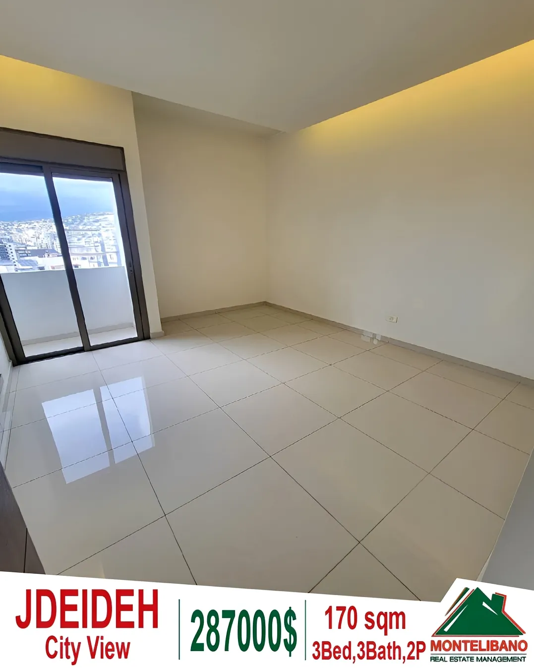 Apartment for sale in Jdeideh, Lebanon - 3 bed, 3 bath