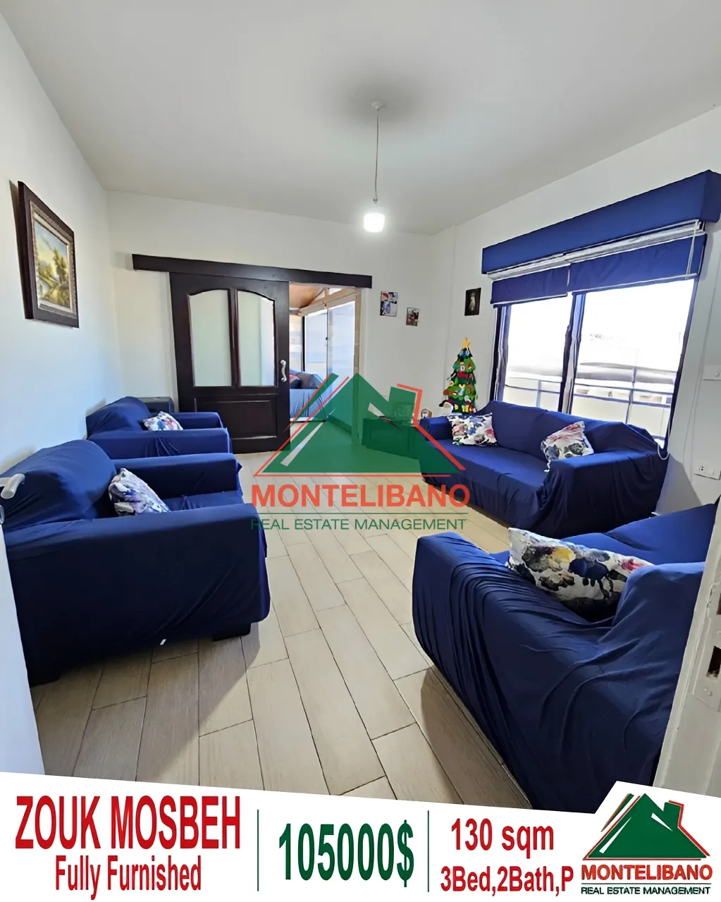 Apartment for Sale in Zouk Mosbeh, Lebanon - 3 bed, 2 bath