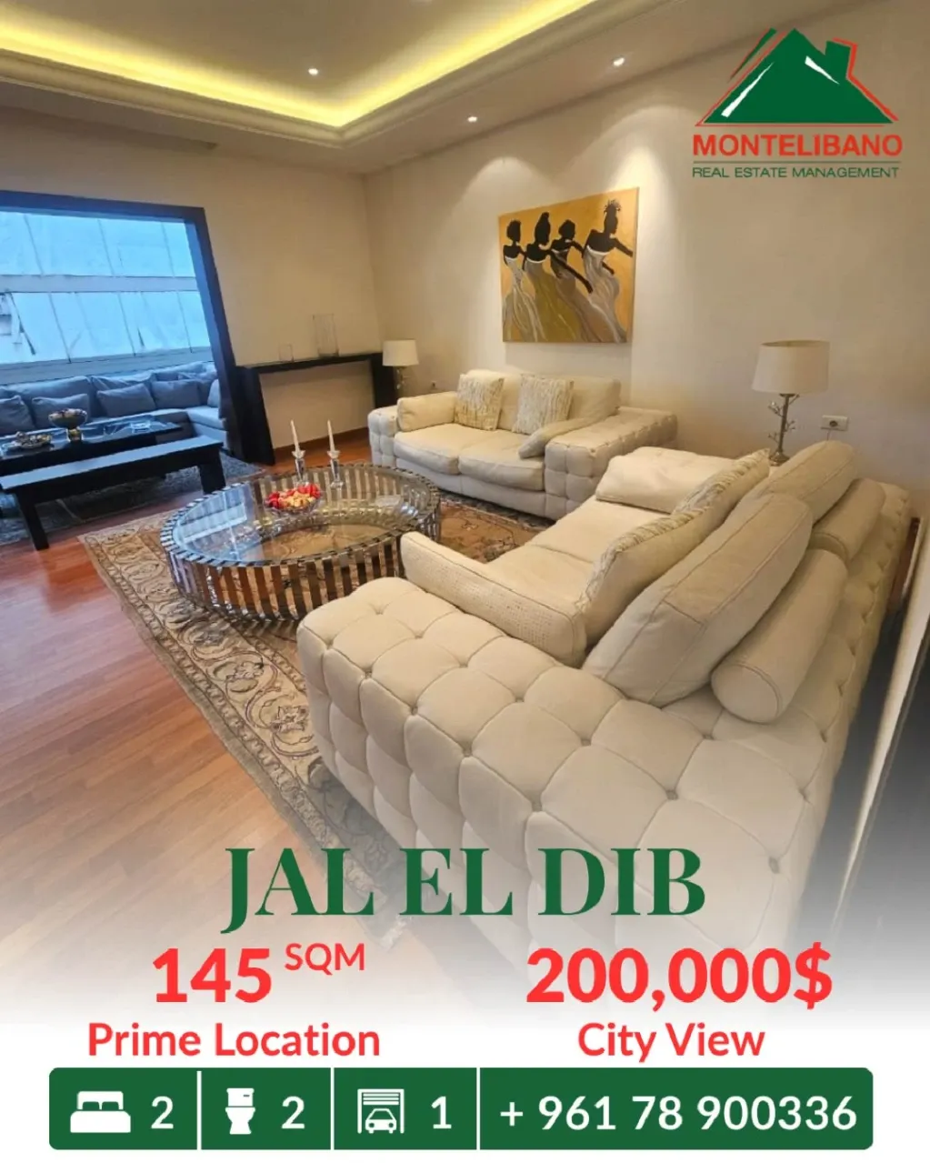 Apartment for sale in Jal El Dib, Lebanon