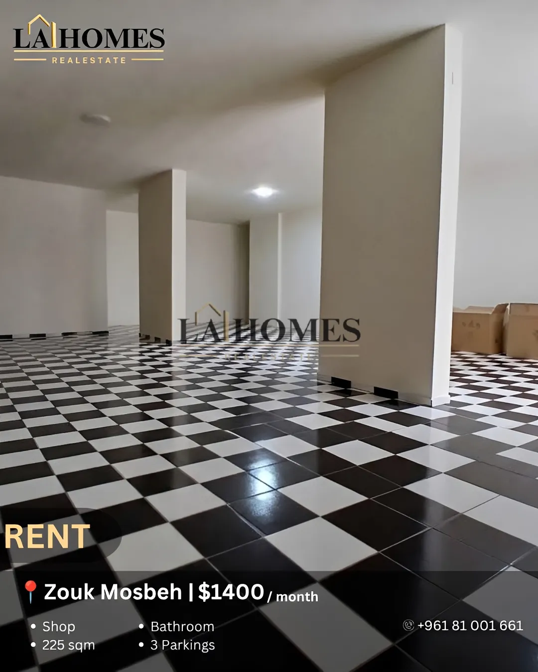 Shop for rent in Zouk Mosbeh