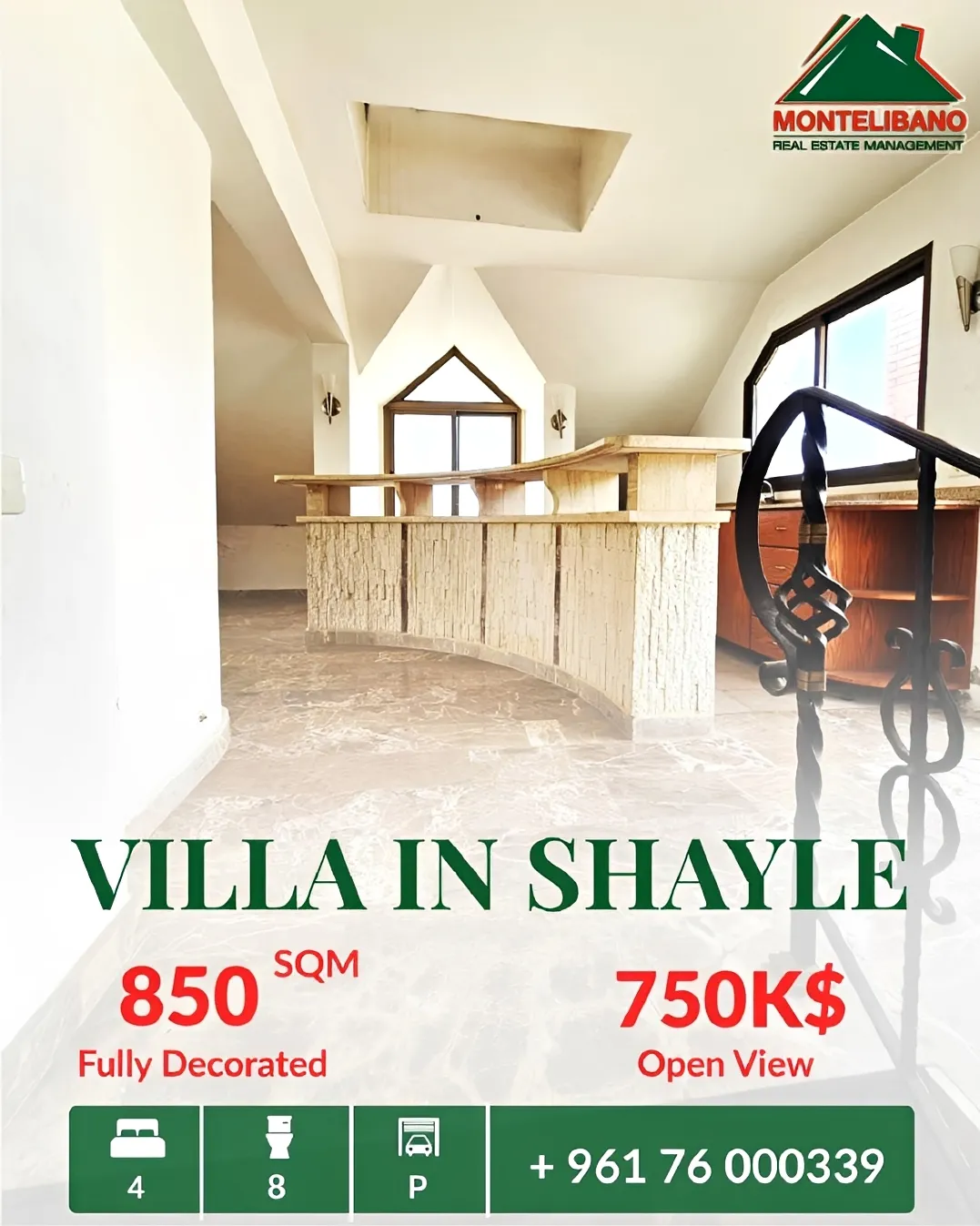 Villa for sale in Sehayleh, Lebanon