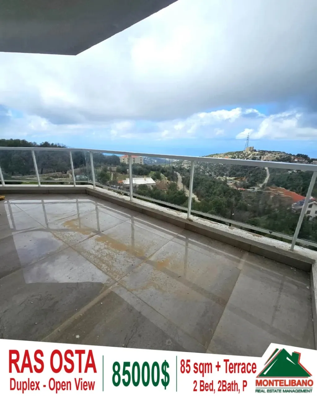 Duplex for sale in Ras Osta, Lebanon - 2 bed, 2 bath