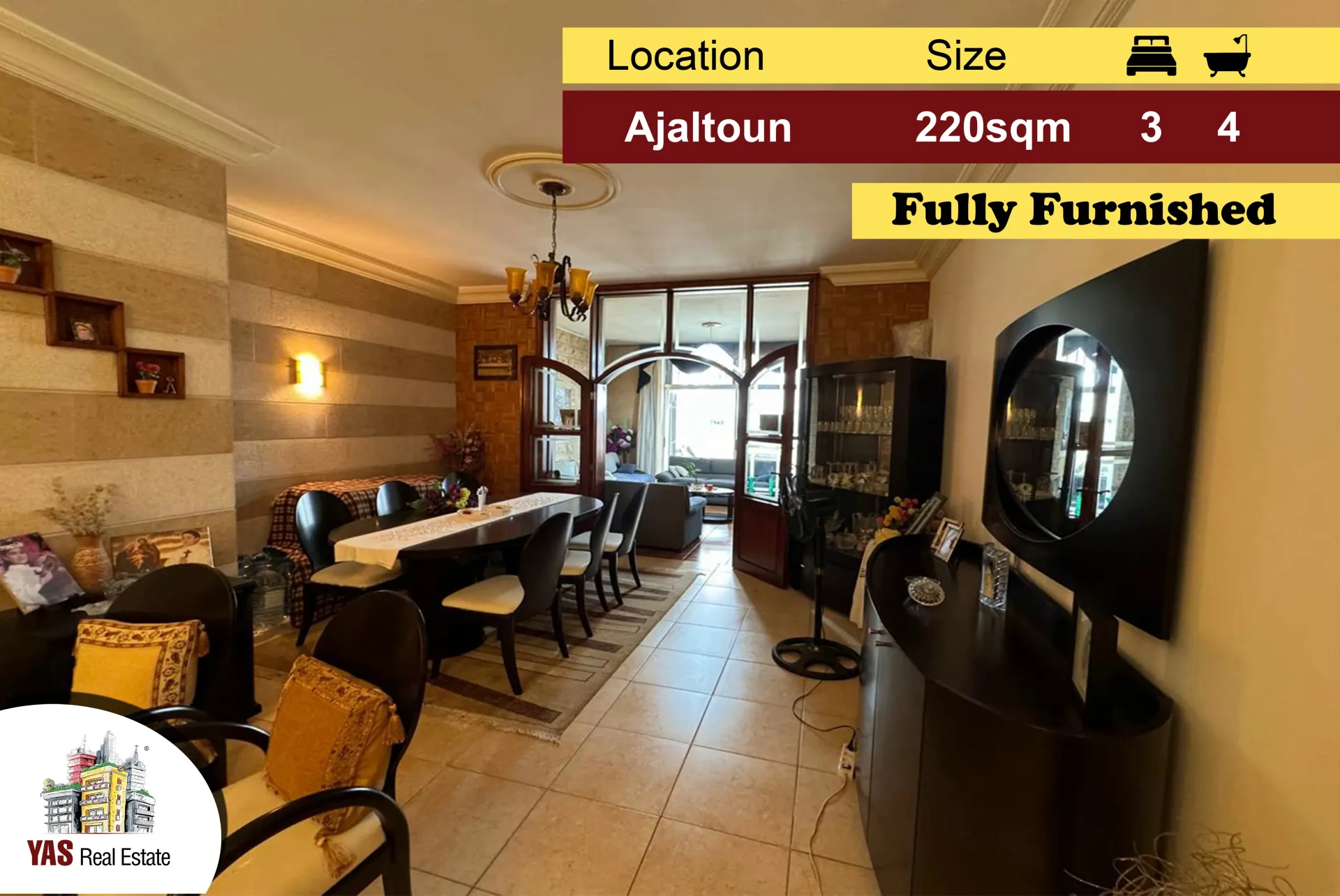 Apartment for Sale in Ajaltoun