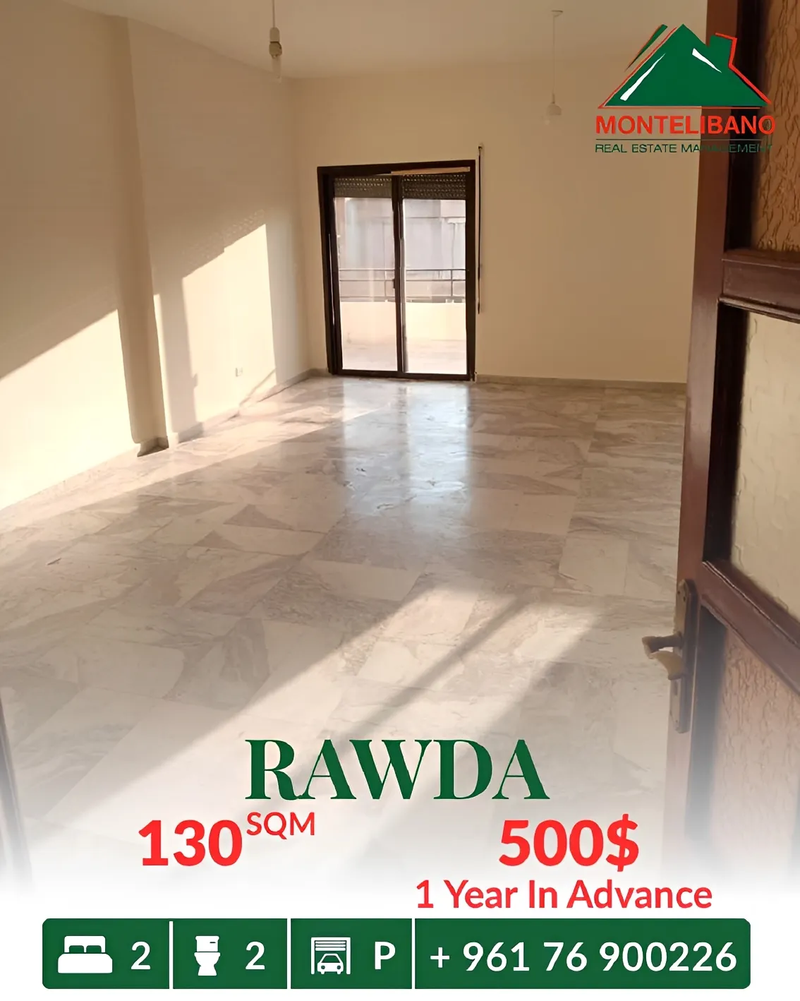 Apartment for rent in Rawda, Metn, Lebanon