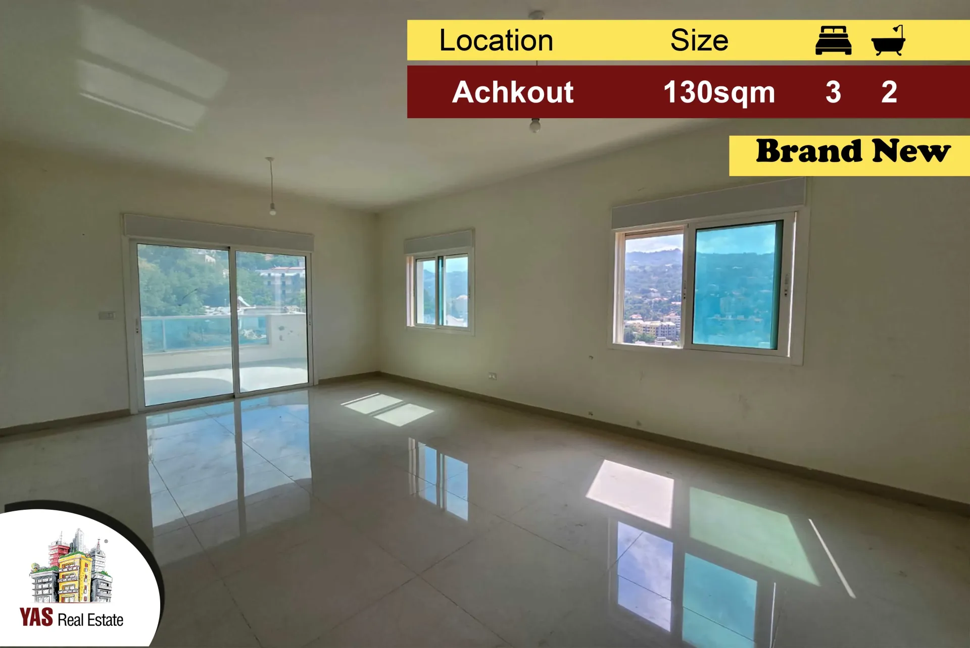 Apartment for Sale in Ashqout - 3 bed, 2 bath