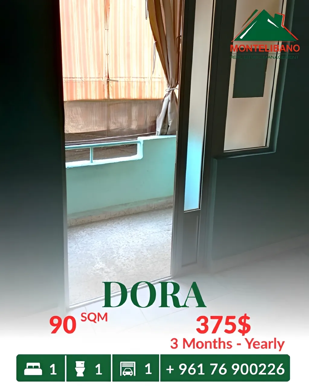Apartment for rent in Daoura, Lebanon