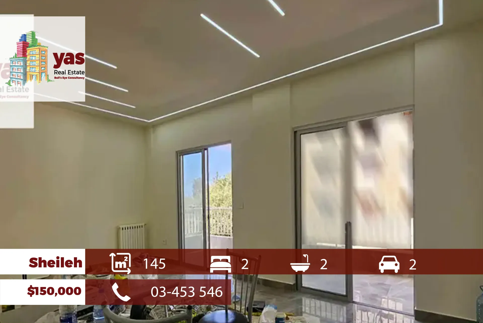 Apartment for Sale in Sehaile - 2 bed, 2 bath
