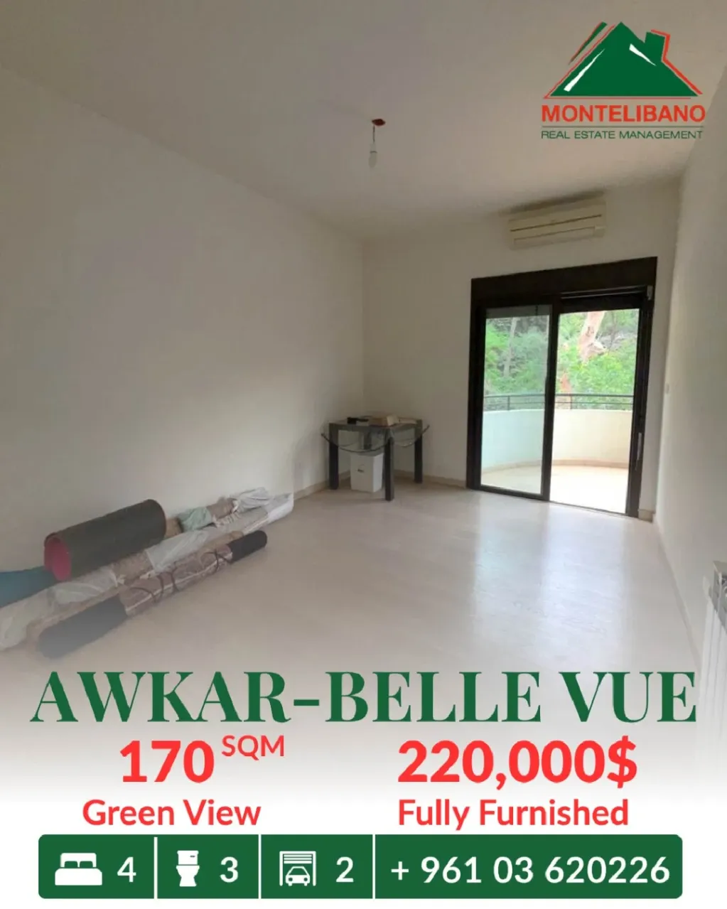Apartment for sale in Beit Aaoukar, Lebanon